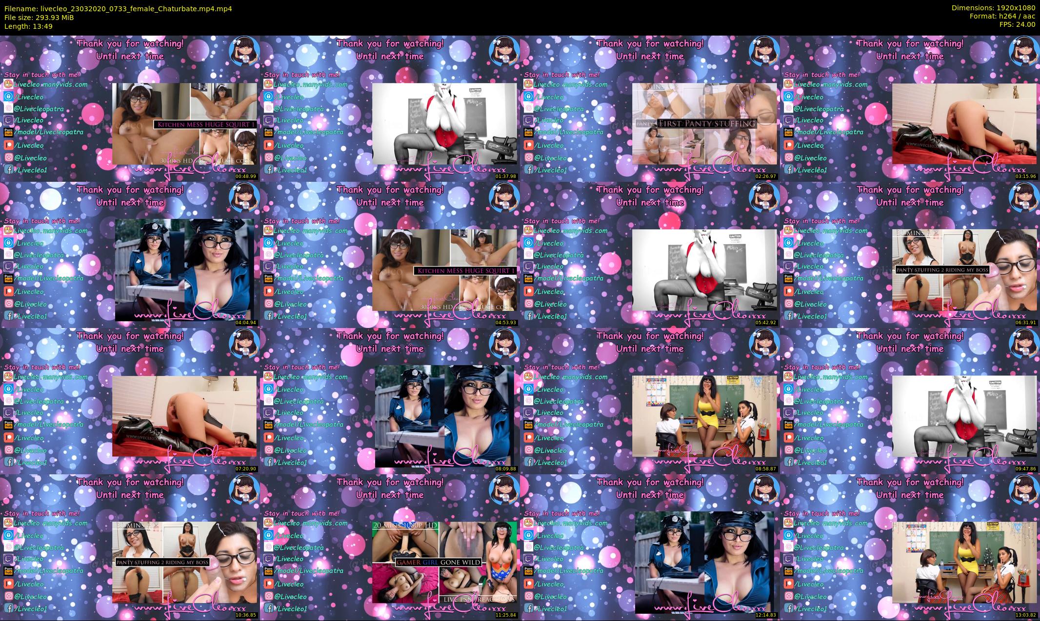livecleo — 14 minute Chaturbate female cam show recording, 1080p, Mar 23, 2020