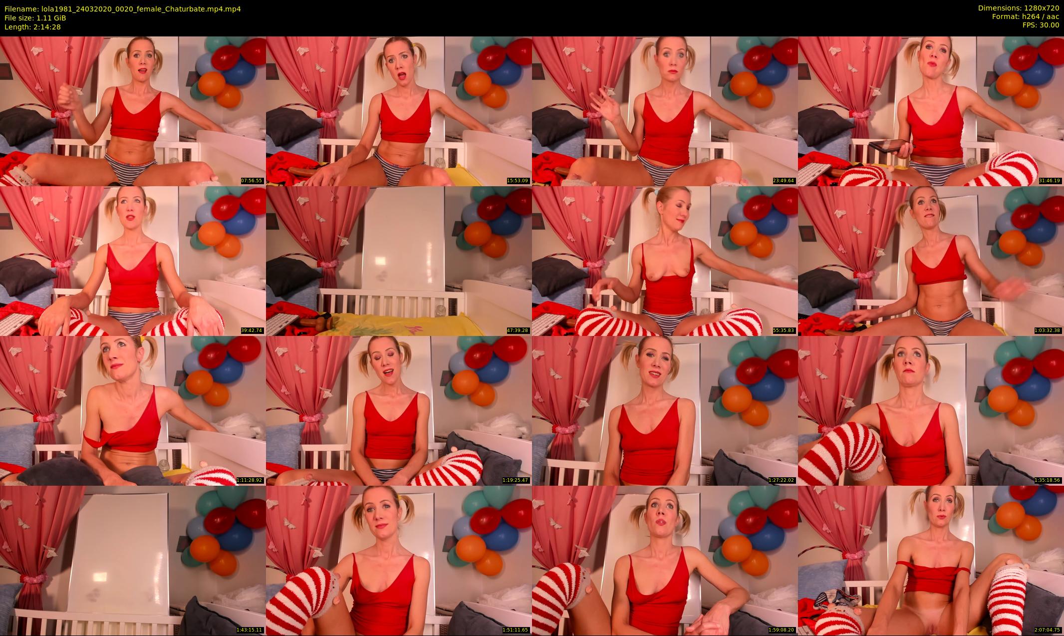 lola1981 — 135 minute Chaturbate female cam show recording, 720p, Mar 24, 2020