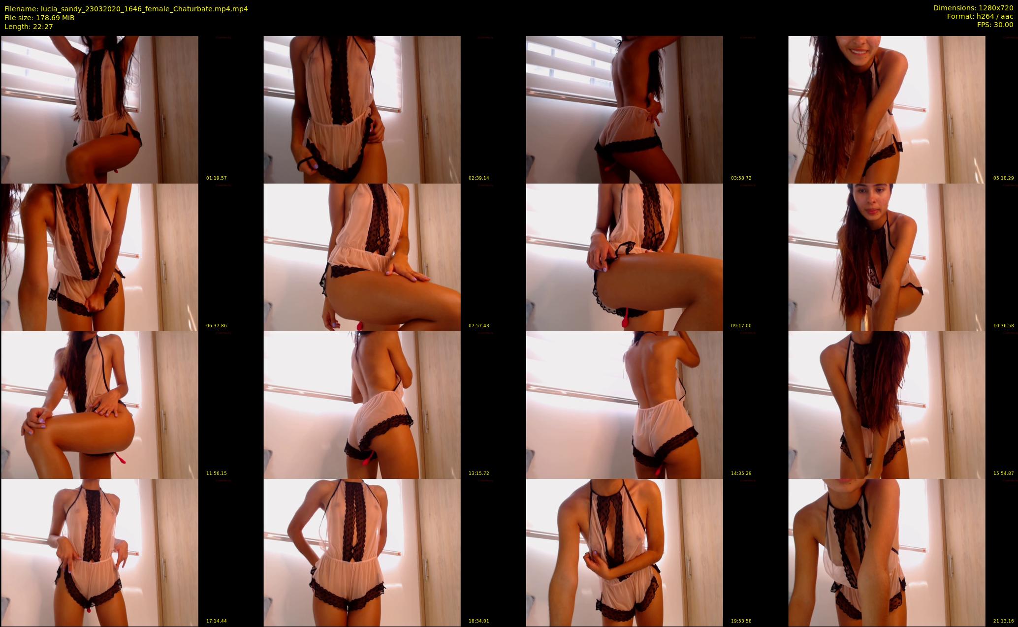 lucia_sandy — 23 minute Chaturbate female cam show recording, 720p, Mar 23, 2020