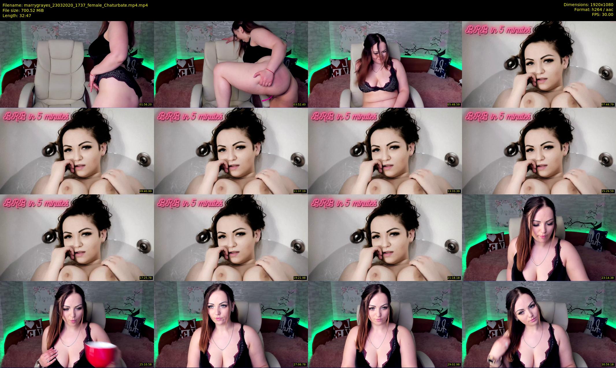 marrygrayes — 33 minute Chaturbate female cam show recording, 1080p, Mar 23, 2020