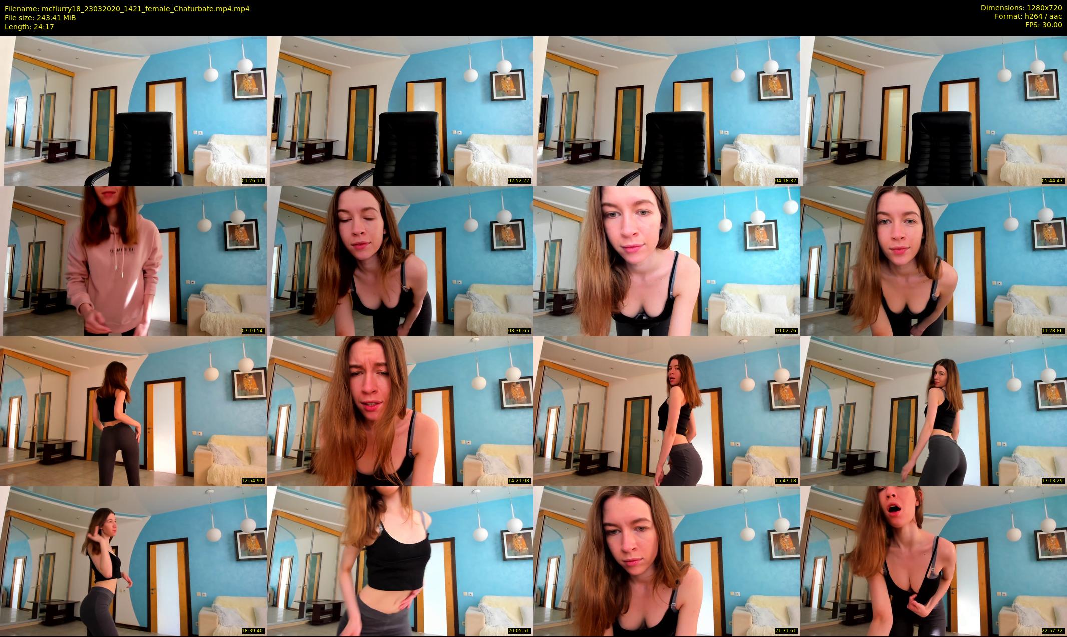 mcflurry18 — 25 minute Chaturbate female cam show recording, 720p, Mar 23, 2020