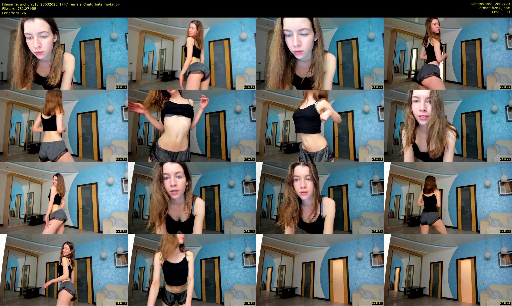 mcflurry18 — 51 minute Chaturbate female cam show recording, 720p, Mar 23, 2020