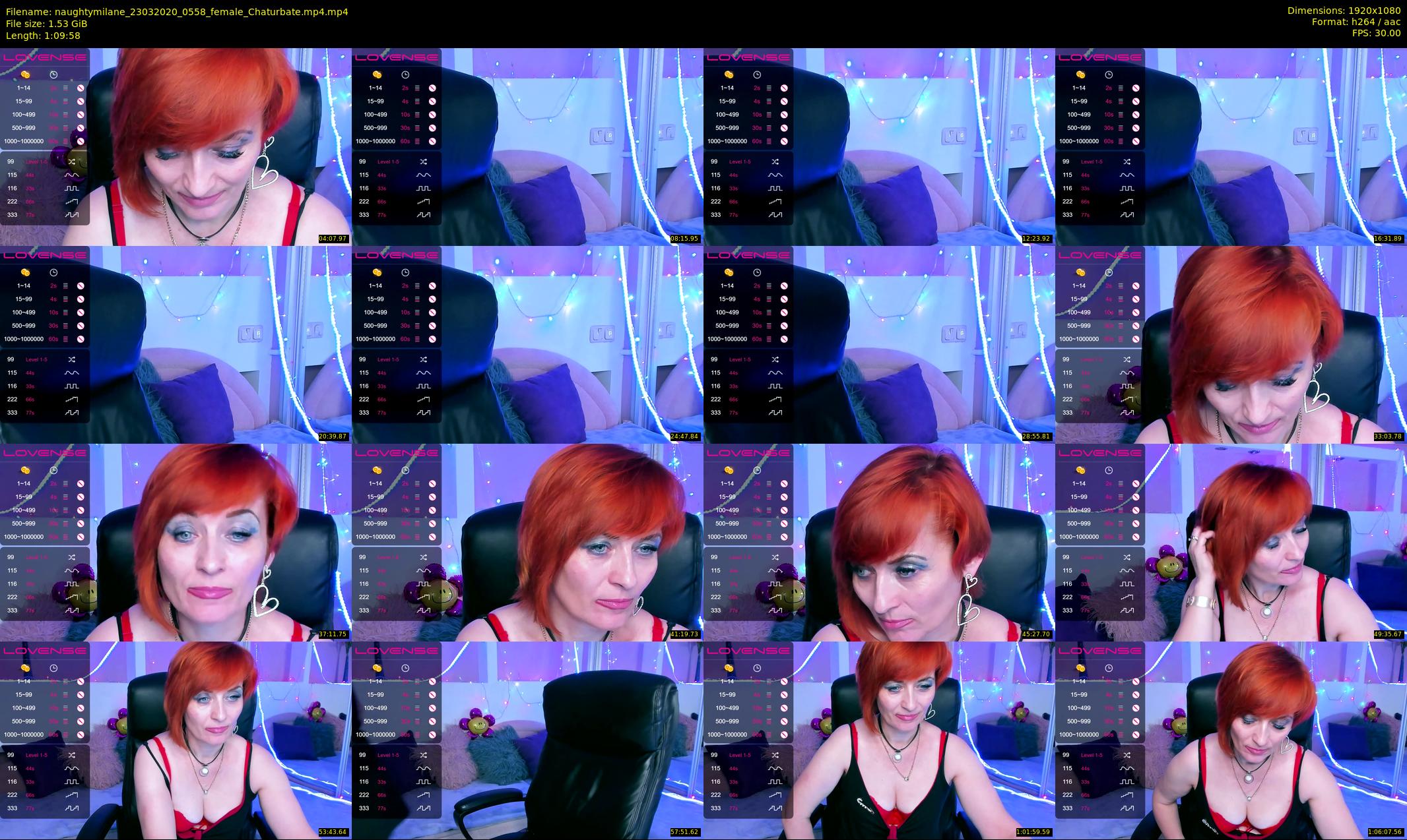 naughtymilane — 70 minute Chaturbate female cam show recording, 1080p, Mar 23, 2020