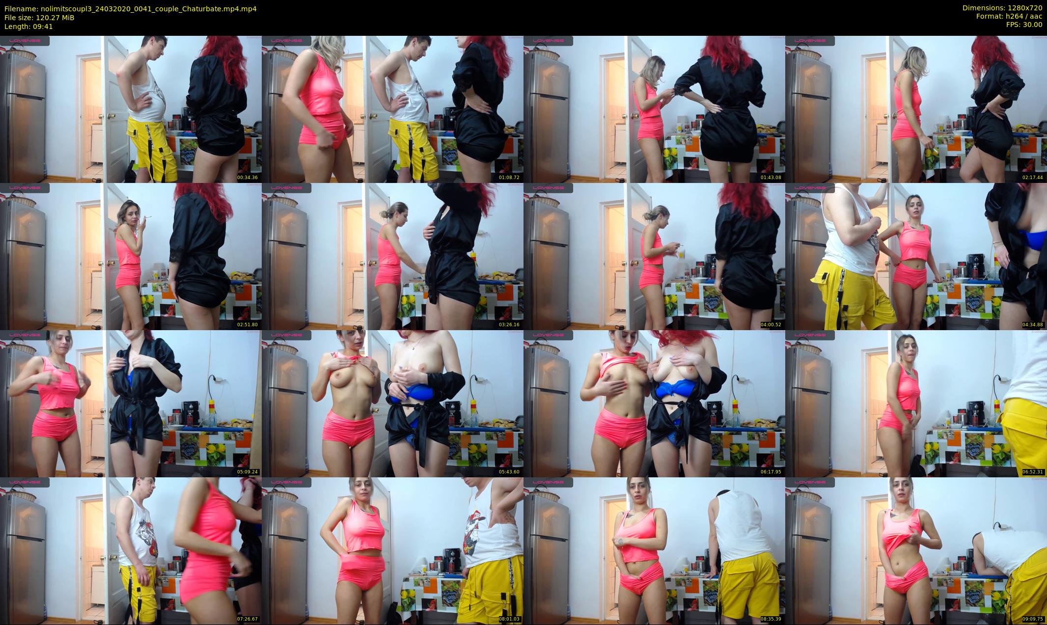 nolimitscoupl3 — 10 minute Chaturbate couple cam show recording, 720p, Mar 24, 2020