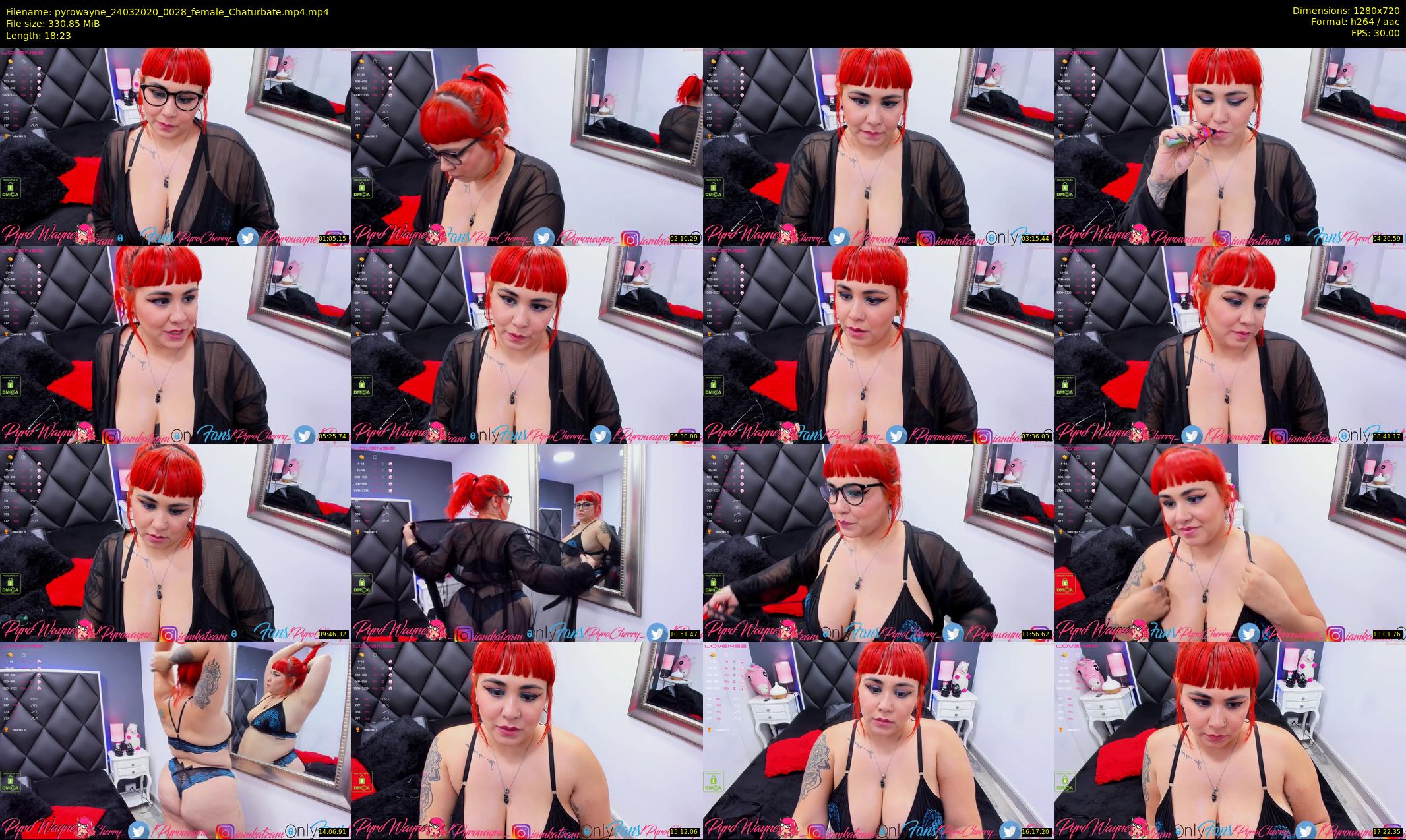 pyrowayne — 19 minute Chaturbate female cam show recording, 720p, Mar 24, 2020