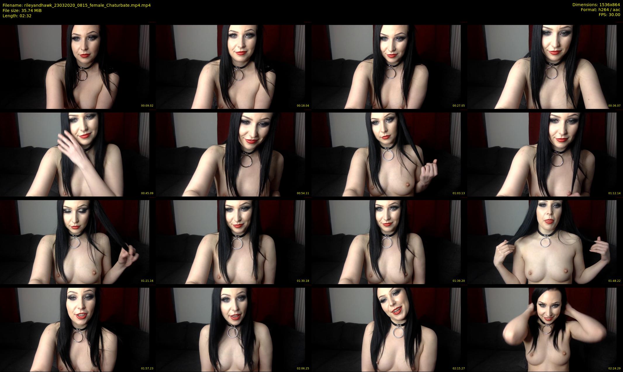 rileyandhawk — 3 minute Chaturbate couple cam show recording, 720p, Mar 23, 2020