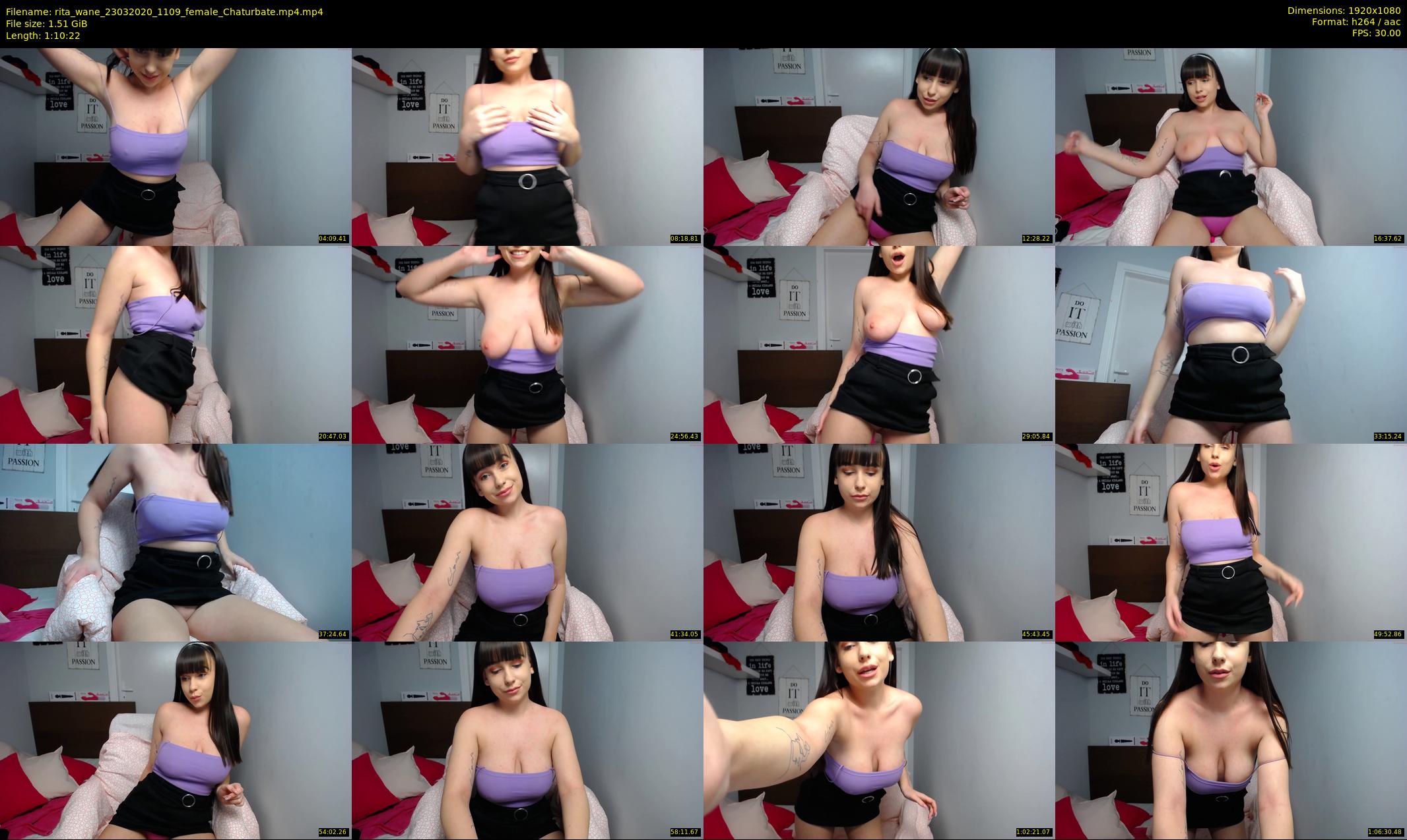 rita_wane — 71 minute Chaturbate female cam show recording, 1080p, Mar 23, 2020