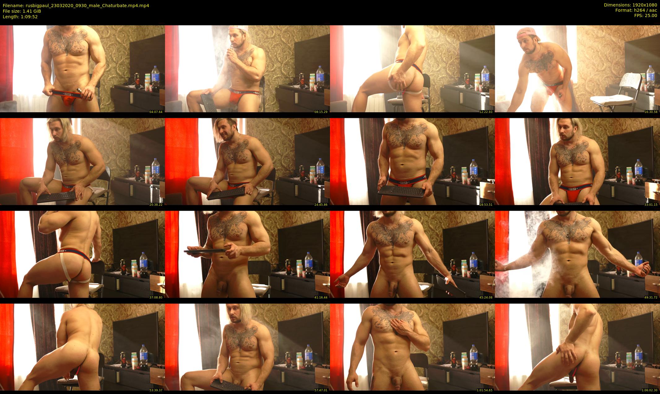 rusbigpaul — 70 minute Chaturbate male cam show recording, 1080p, Mar 23, 2020