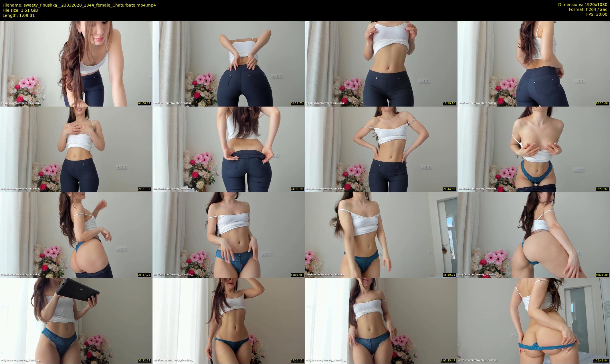 sweety_rinushka_ — 70 minute Chaturbate female cam show recording, 1080p, Mar 23, 2020