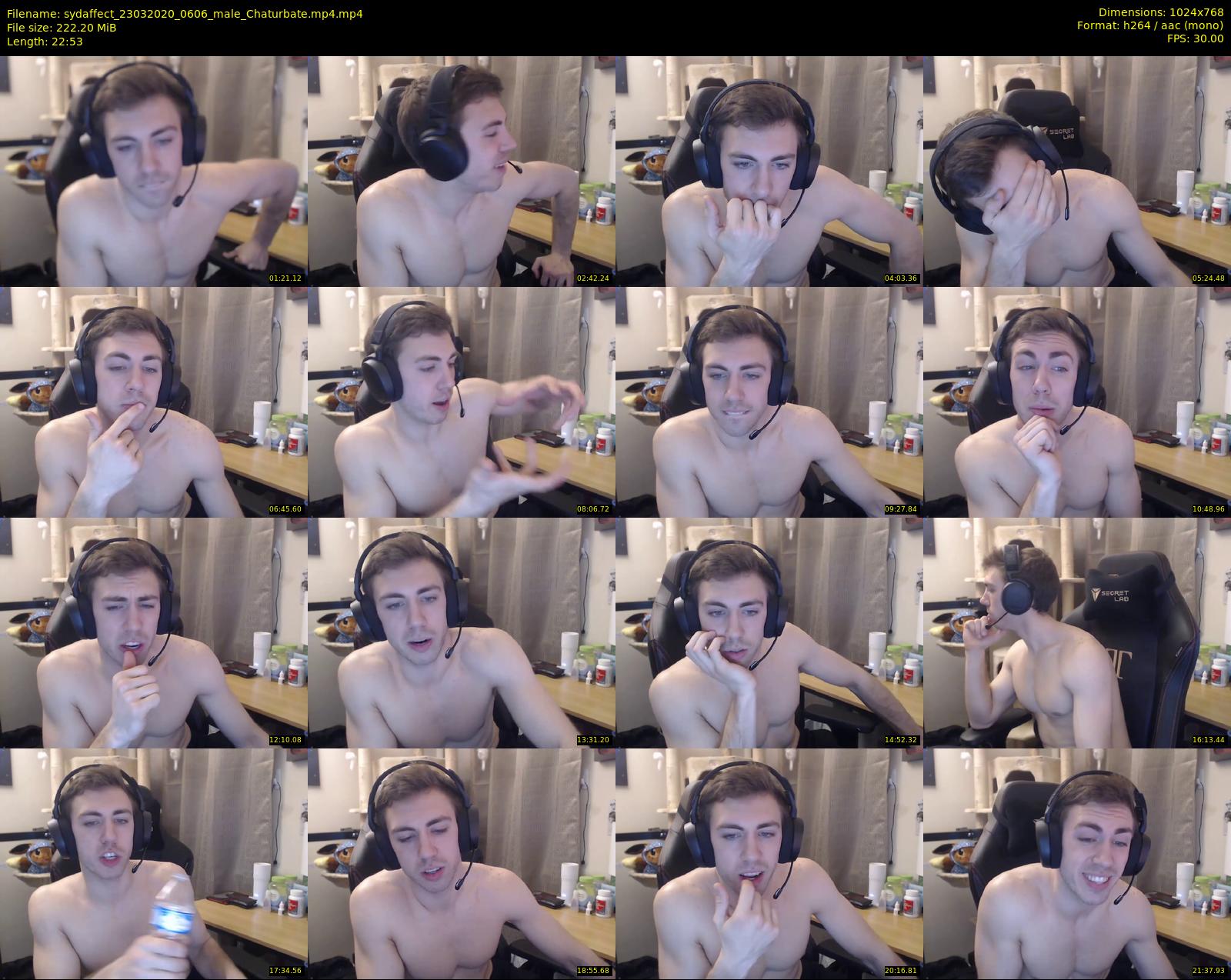 sydaffect — 23 minute Chaturbate male cam show recording, 720p, Mar 23, 2020