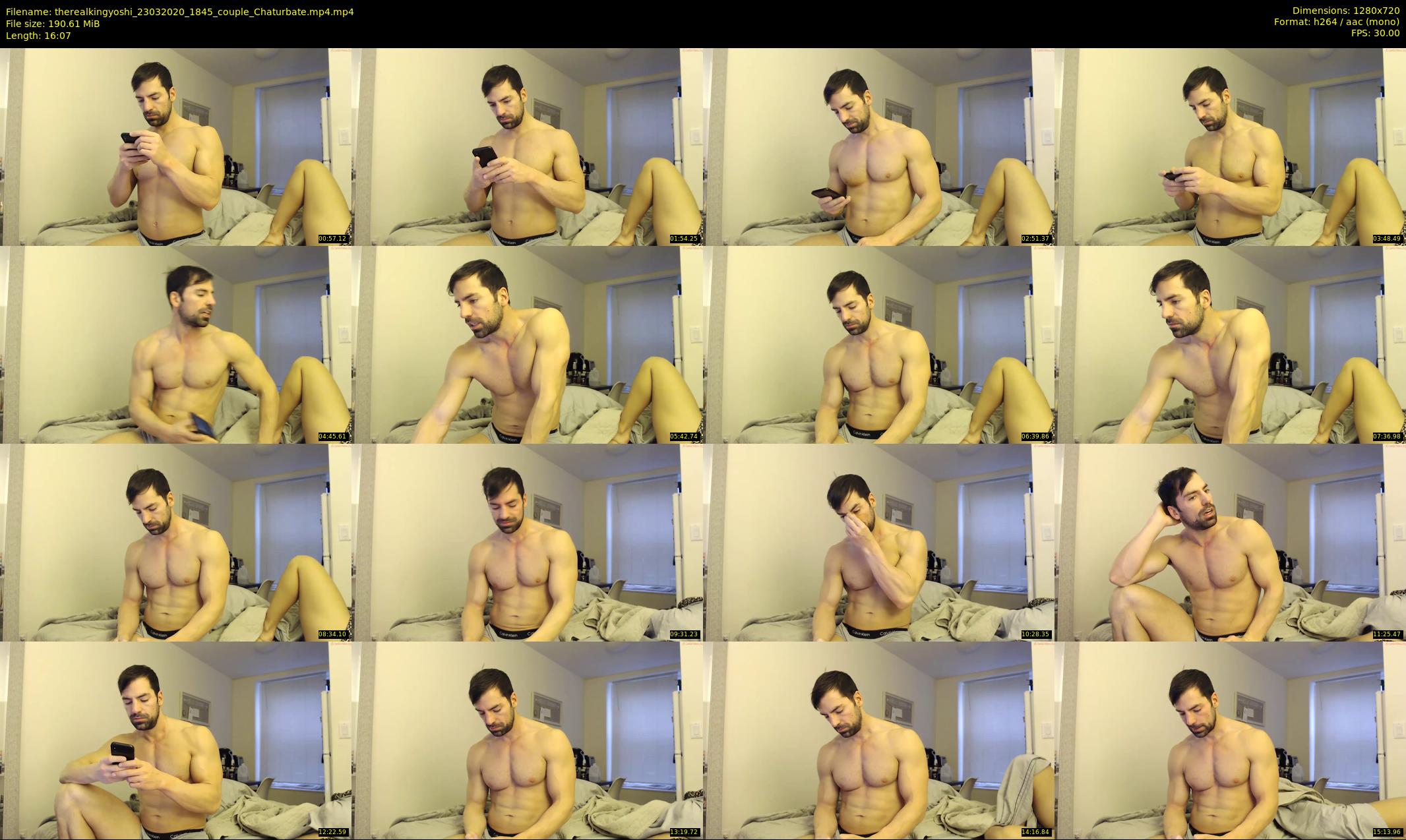 therealkingyoshi — 17 minute Chaturbate male cam show recording, 720p, Mar 23, 2020
