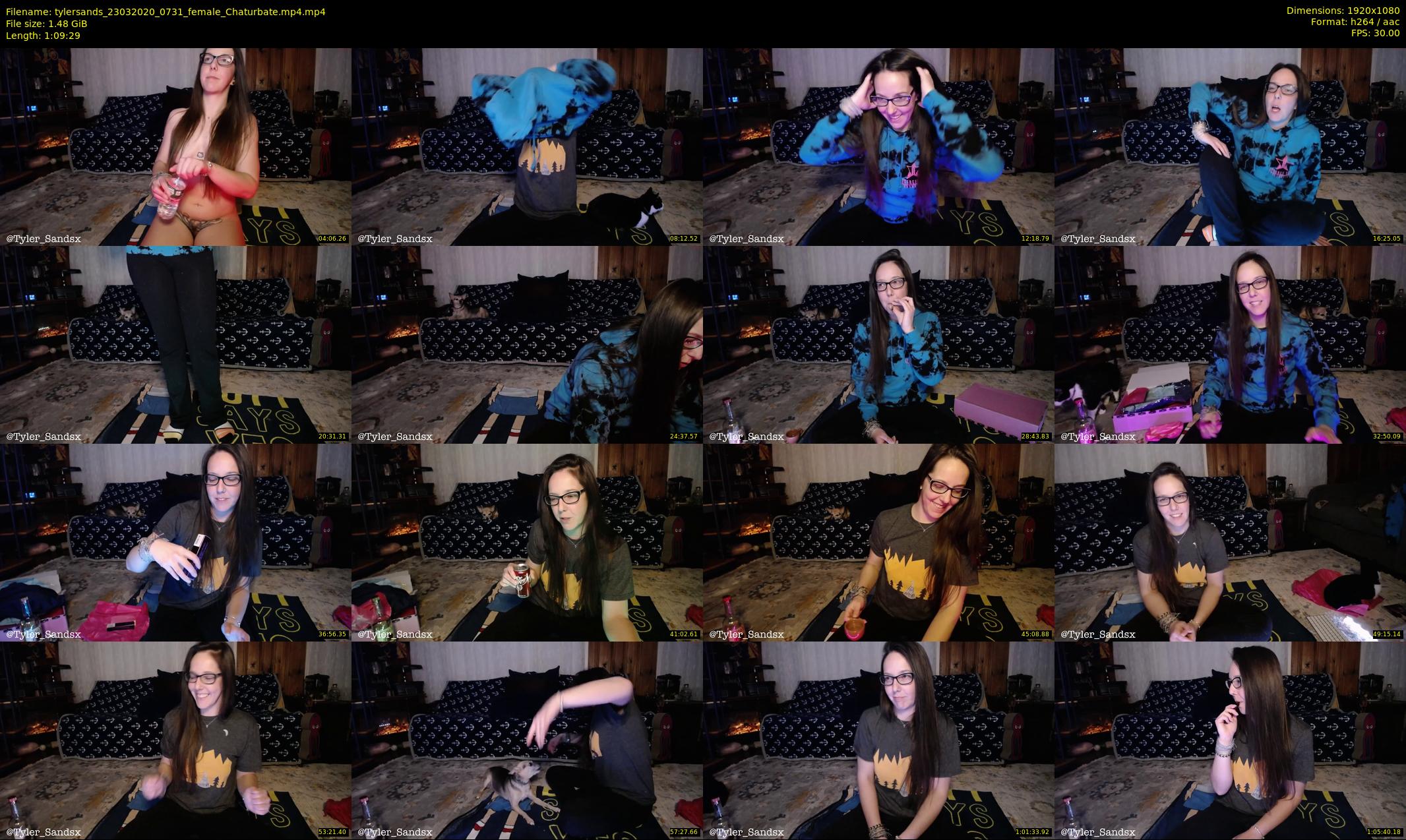 tylersands — 70 minute Chaturbate female cam show recording, 1080p, Mar 23, 2020