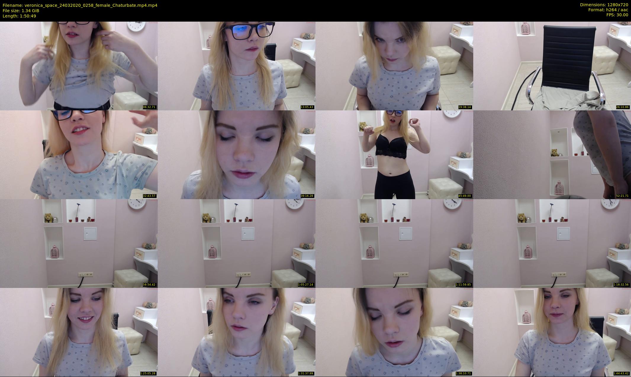 veronica_space — 111 minute Chaturbate female cam show recording, 720p, Mar 24, 2020