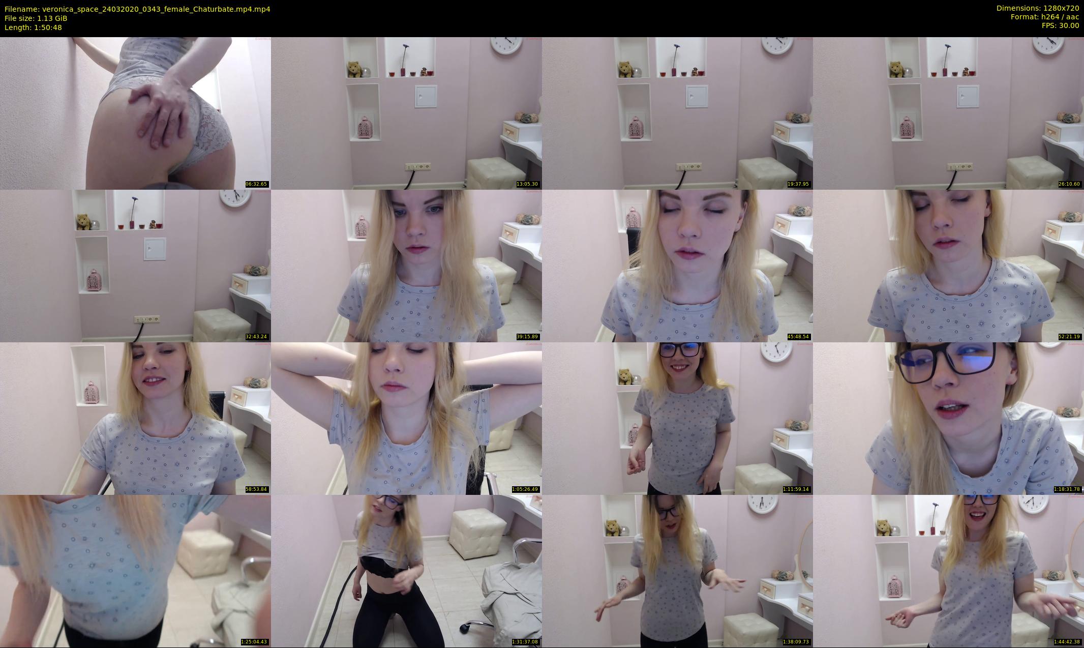 veronica_space — 111 minute Chaturbate female cam show recording, 720p, Mar 24, 2020
