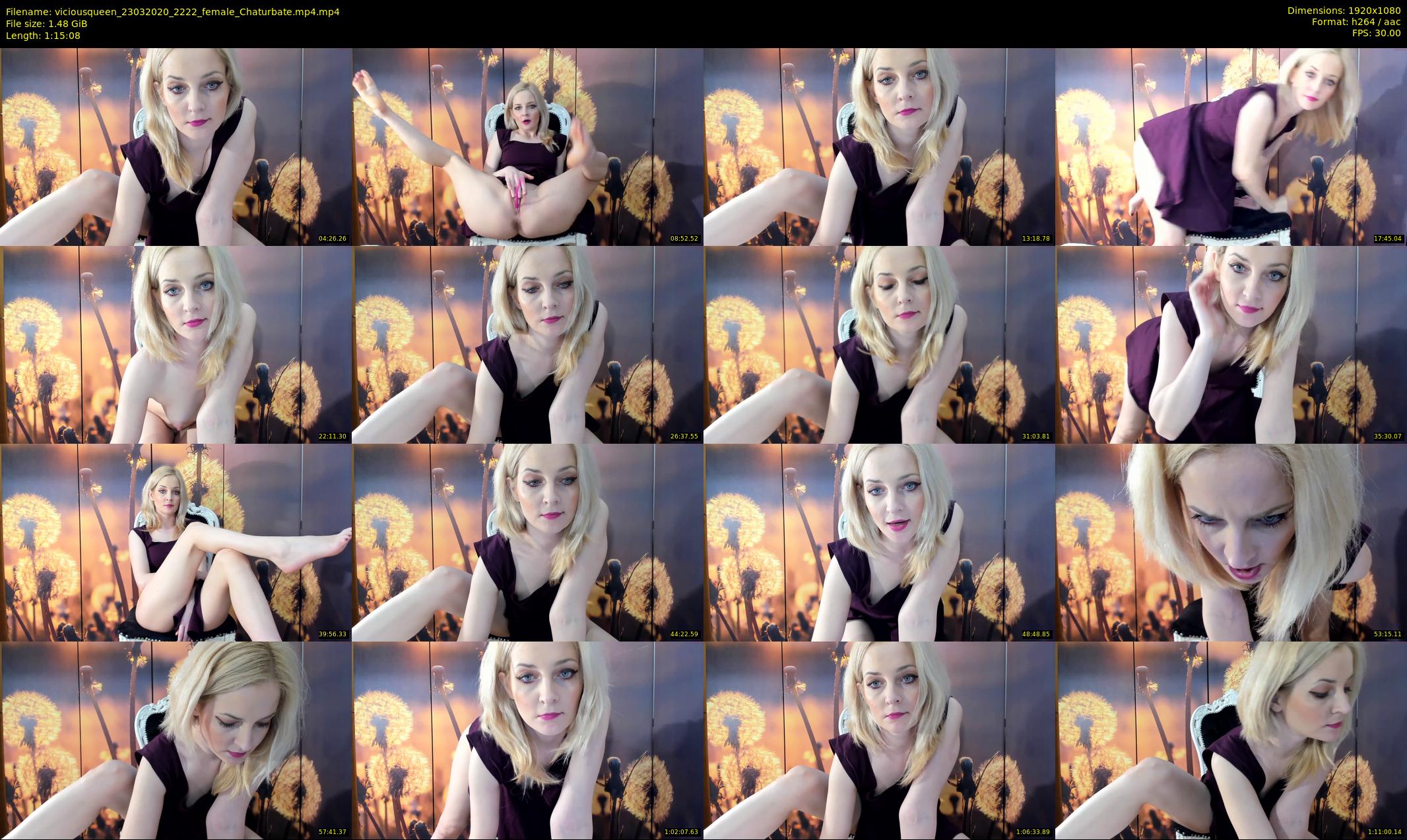viciousqueen — 76 minute Chaturbate female cam show recording, 1080p, Mar 23, 2020