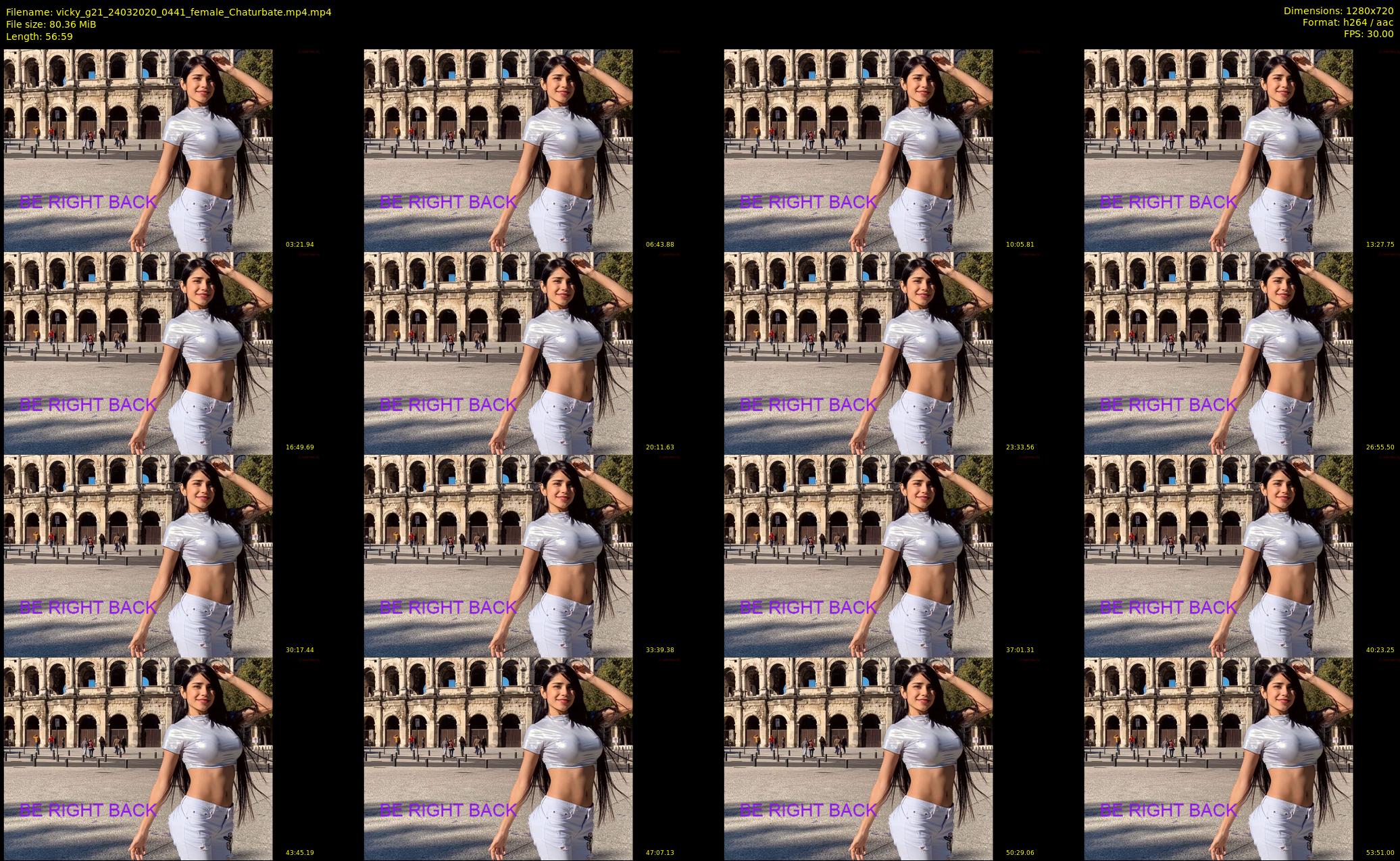 vicky_g21 — 57 minute Chaturbate female cam show recording, 720p, Mar 24, 2020