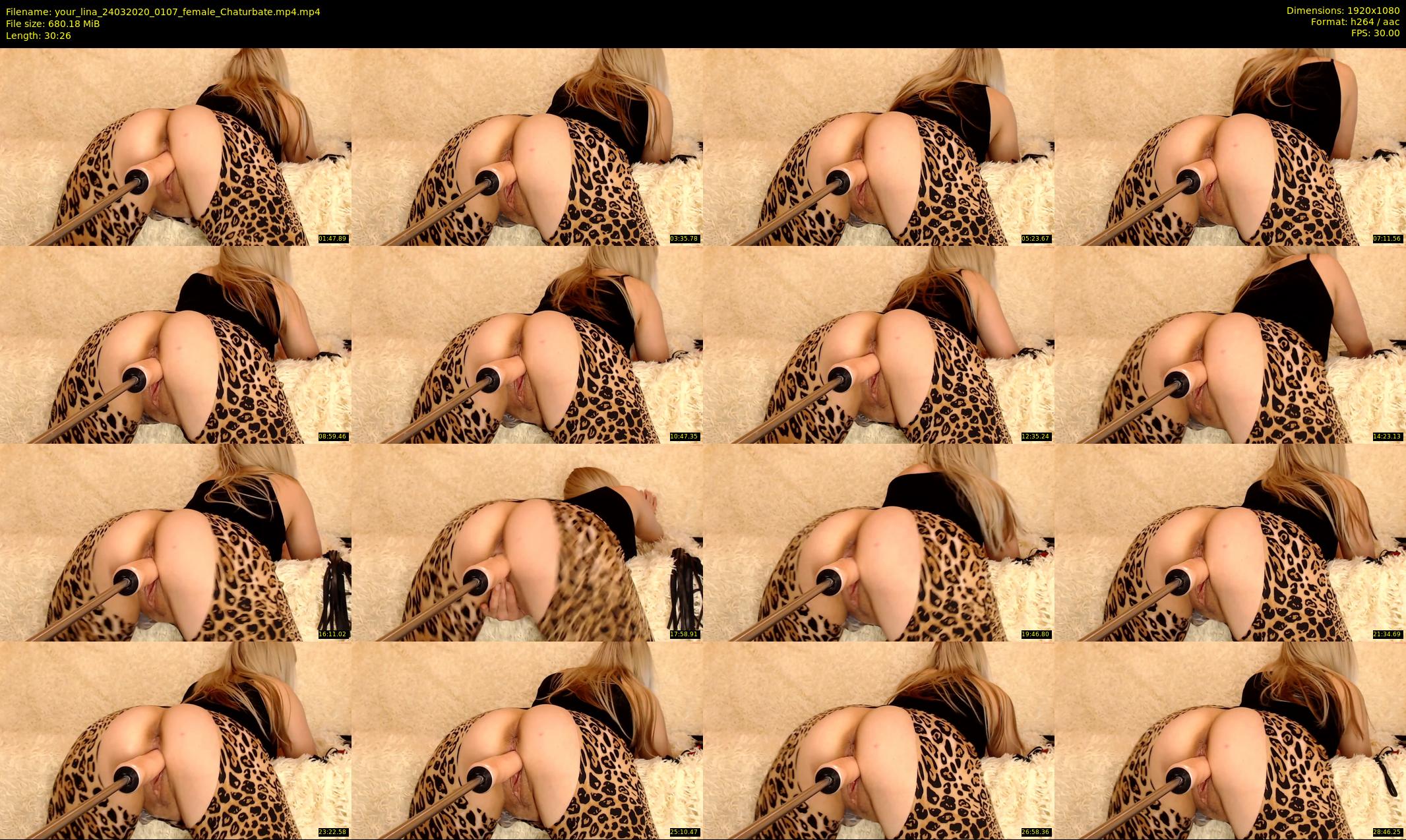 your_lina — 31 minute Chaturbate female cam show recording, 1080p, Mar 24, 2020