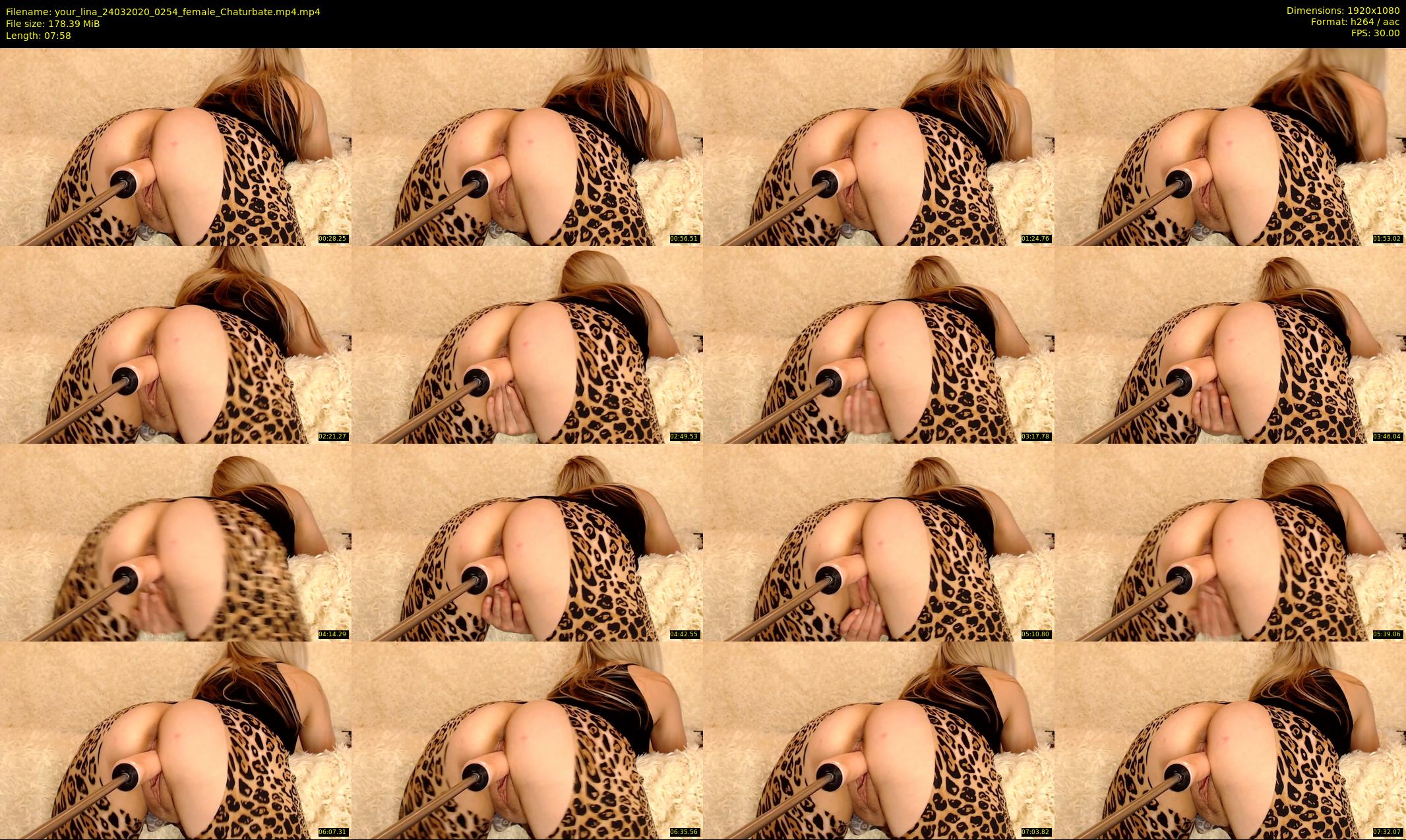 your_lina — 8 minute Chaturbate female cam show recording, 1080p, Mar 24, 2020
