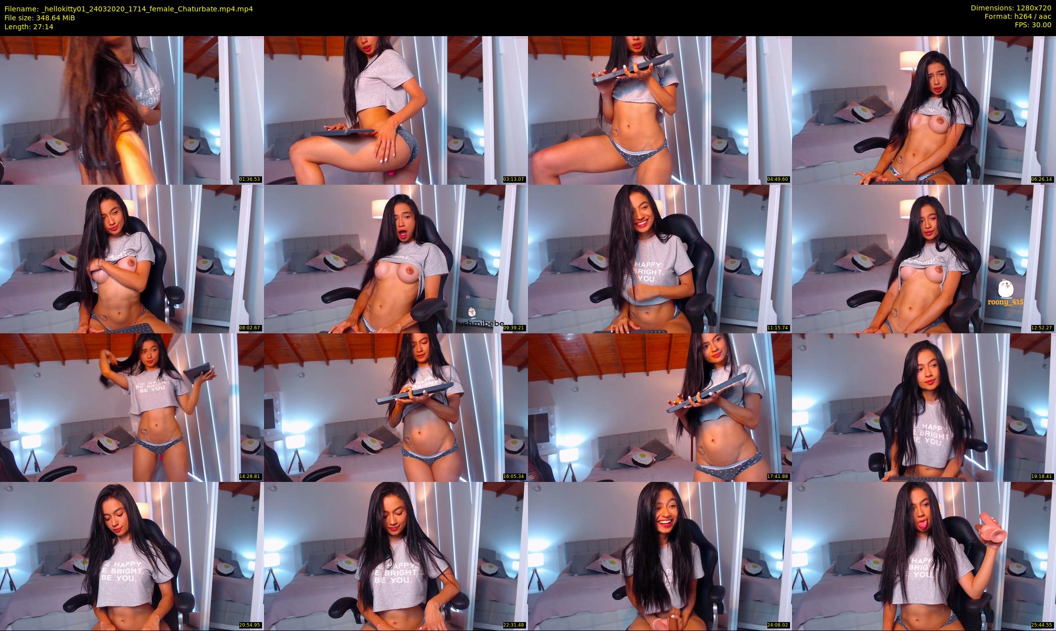 _hellokitty01 — 28 minute Chaturbate female cam show recording, 720p, Mar 24, 2020