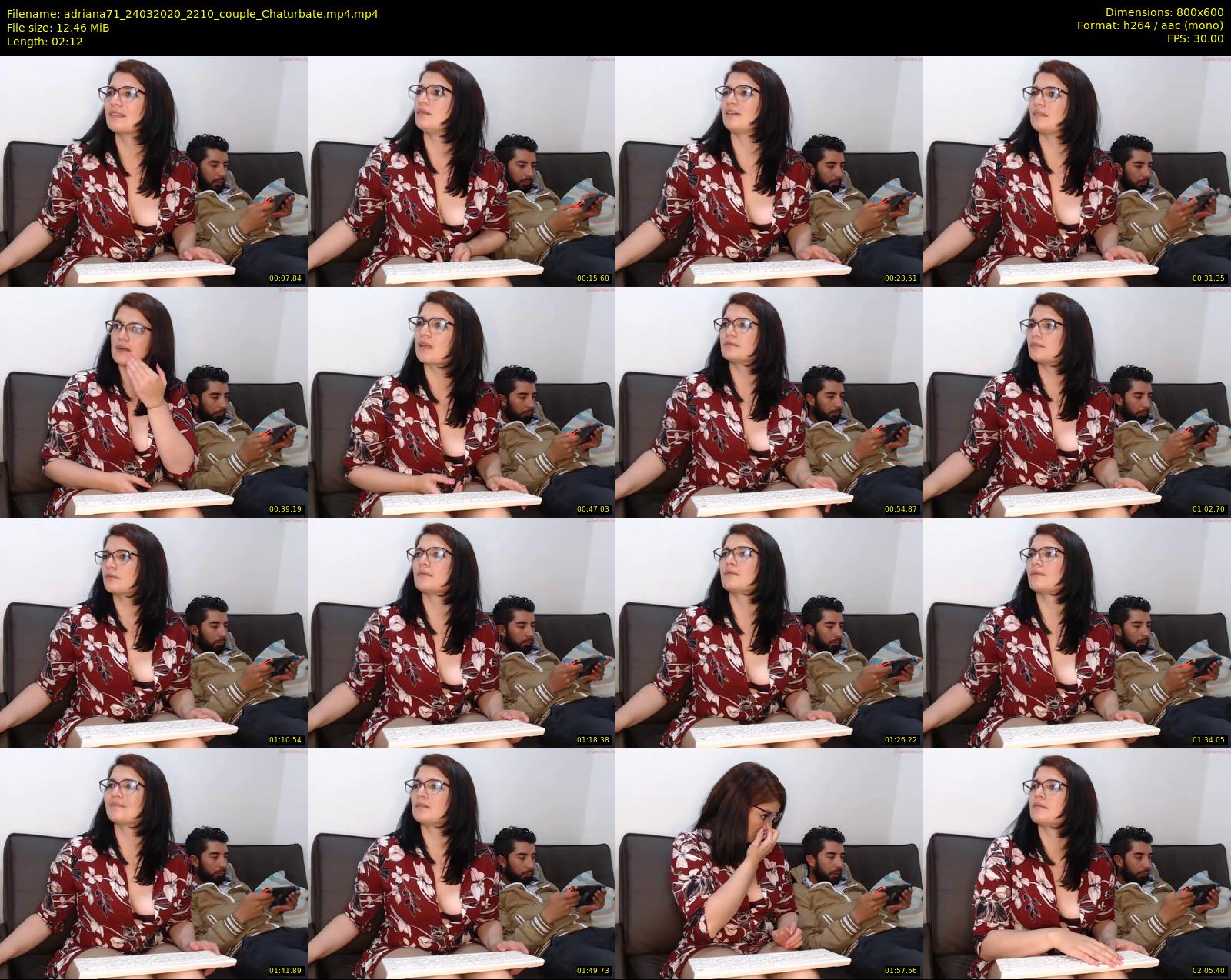 adriana71 — 3 minute Chaturbate couple cam show recording, 480p, Mar 24, 2020