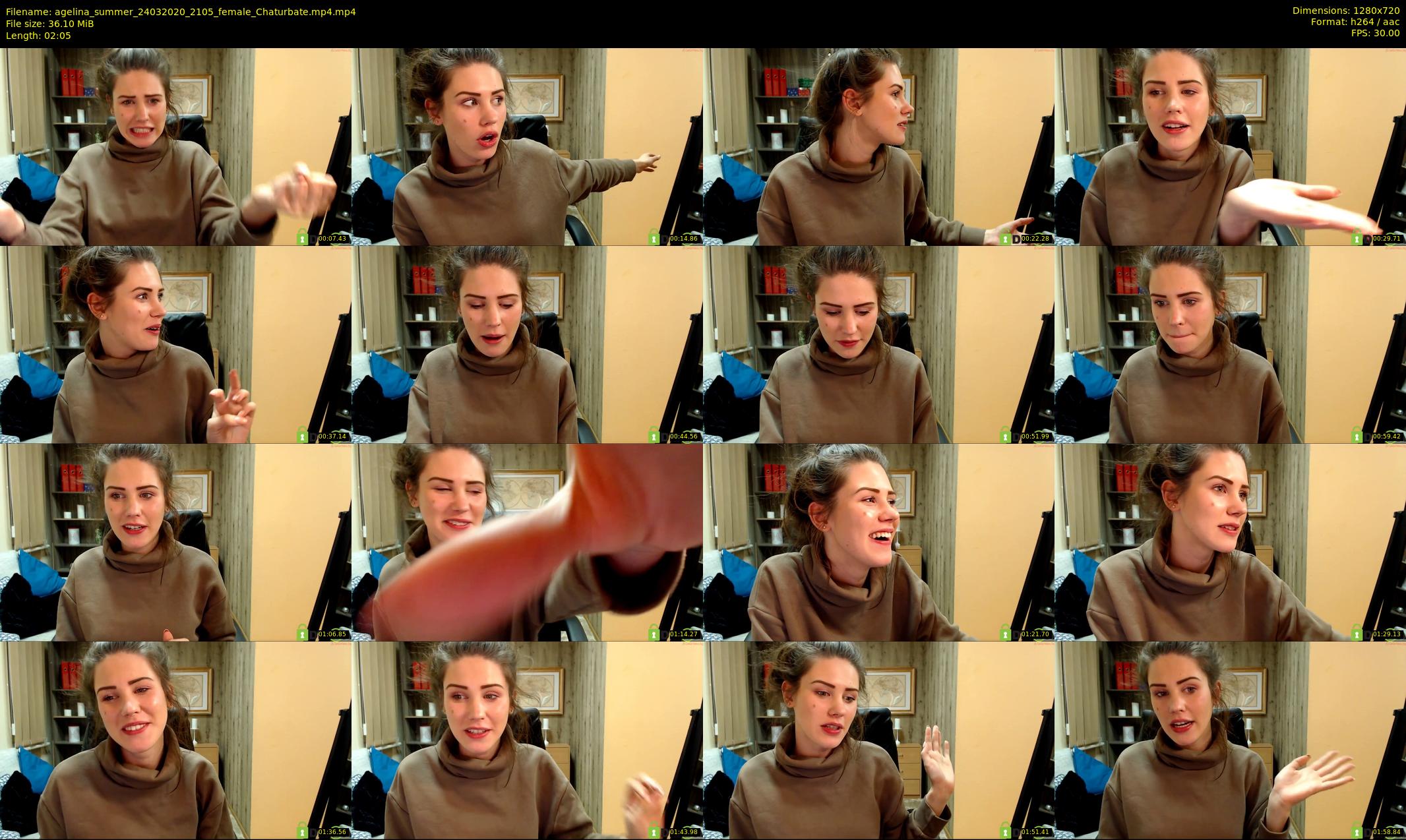 agelina_summer — 3 minute Chaturbate female cam show recording, 720p, Mar 24, 2020