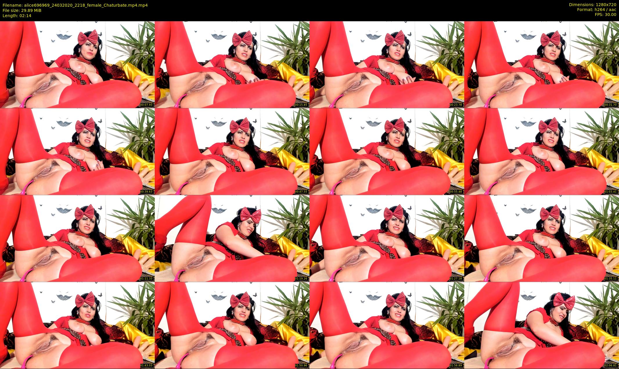 alice696969 — 3 minute Chaturbate female cam show recording, 720p, Mar 24, 2020