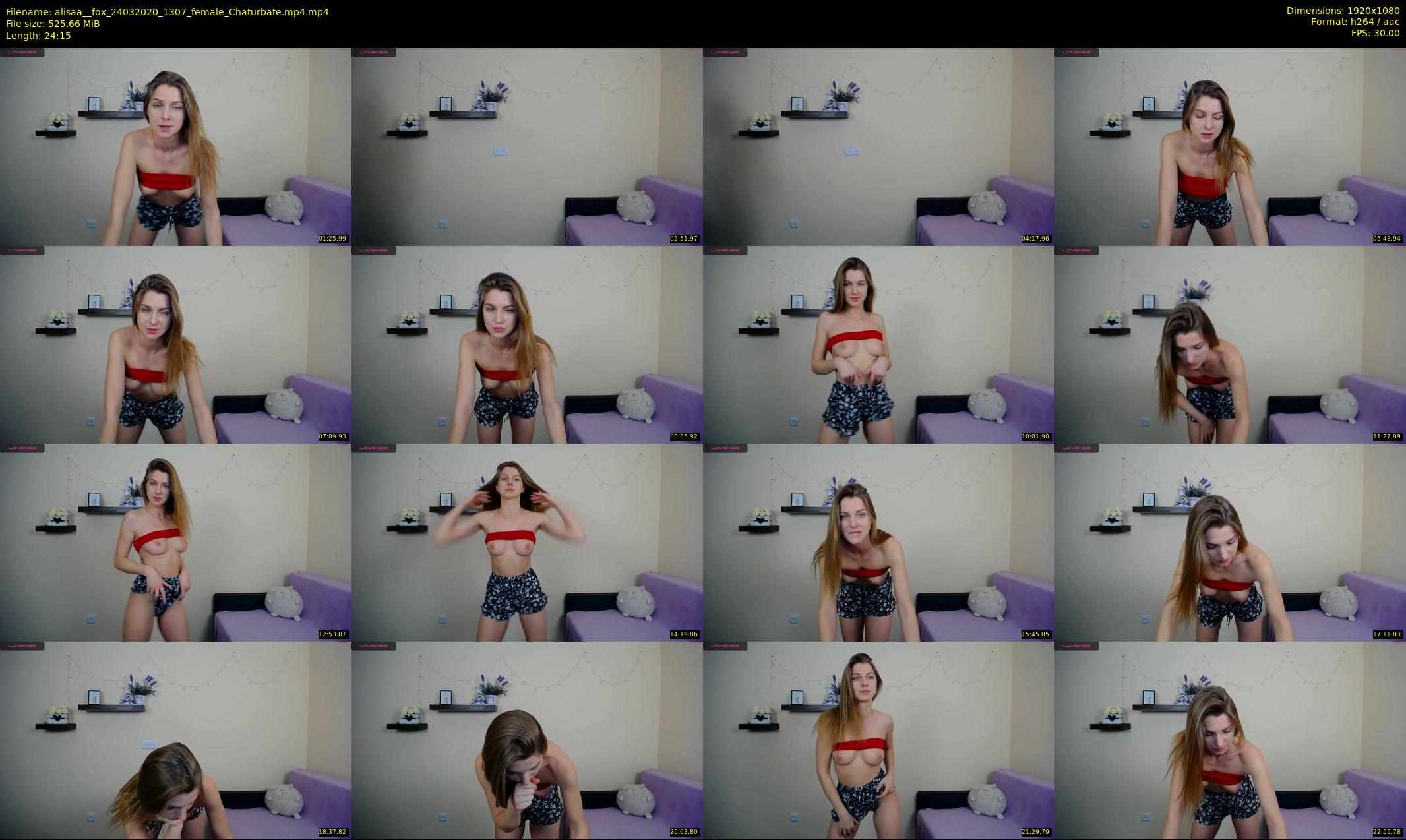 alisaa__fox — 25 minute Chaturbate female cam show recording, 1080p, Mar 24, 2020