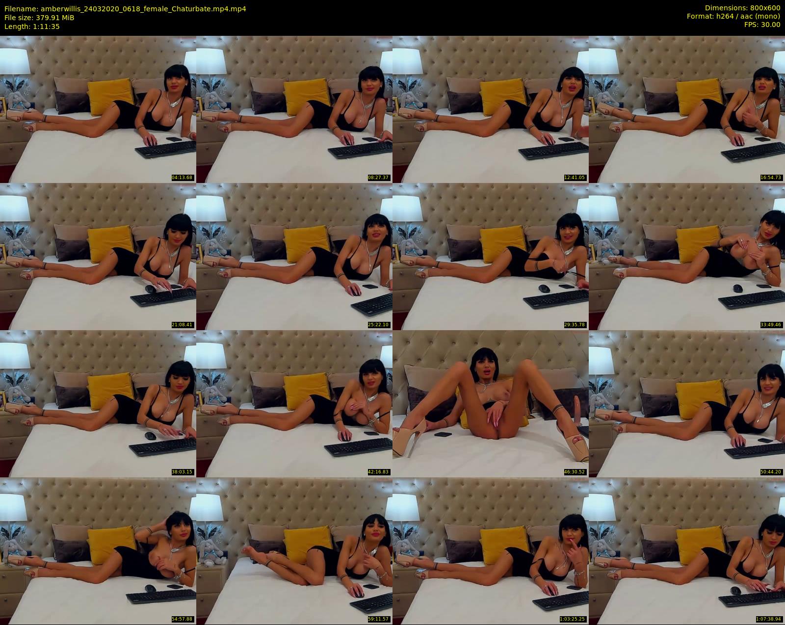 amberwillis — 72 minute Chaturbate female cam show recording, 480p, Mar 24, 2020