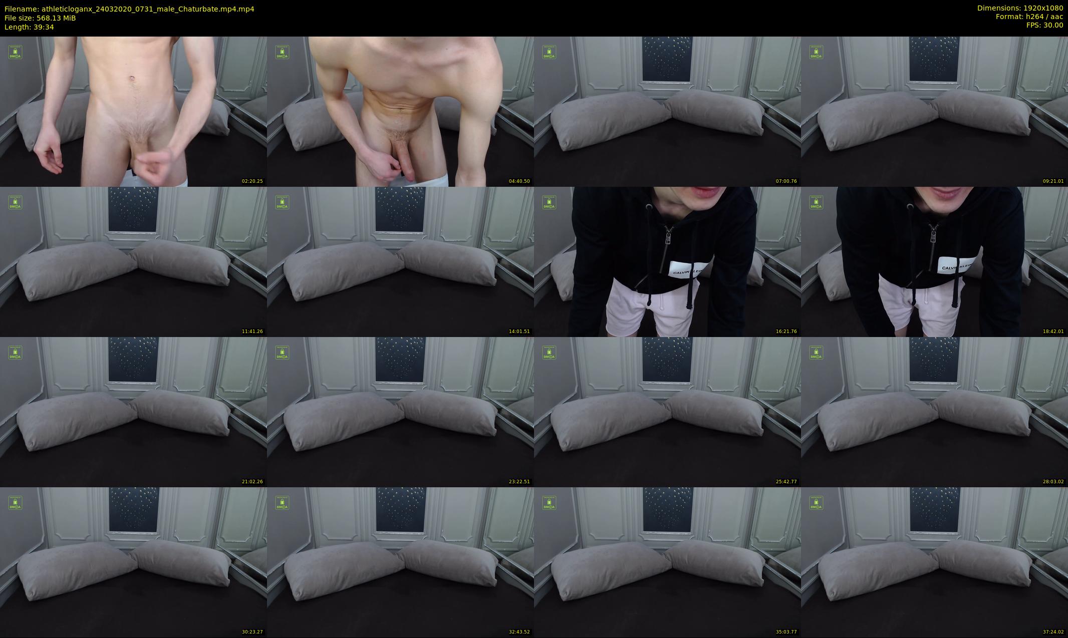 athleticloganx — 40 minute Chaturbate male cam show recording, 1080p, Mar 24, 2020