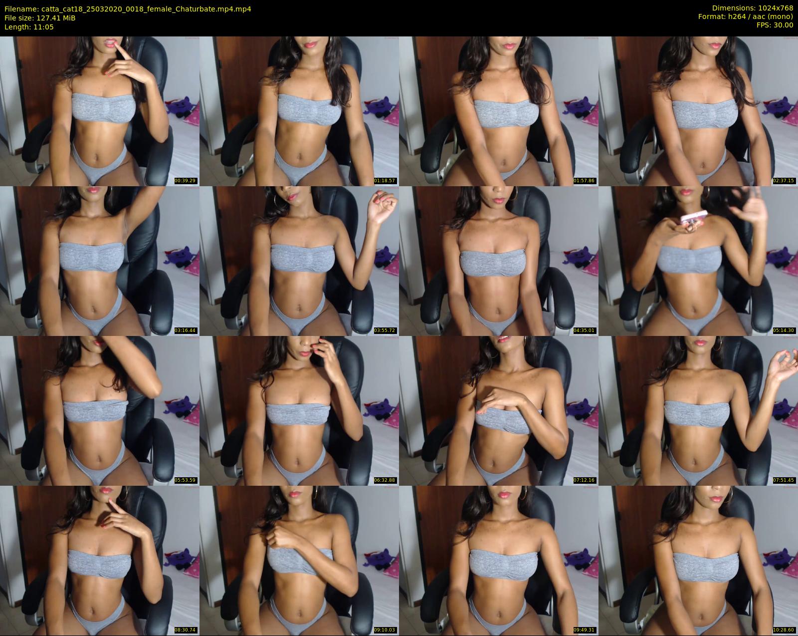 catta_cat18 — 12 minute Chaturbate female cam show recording, 720p, Mar 25, 2020