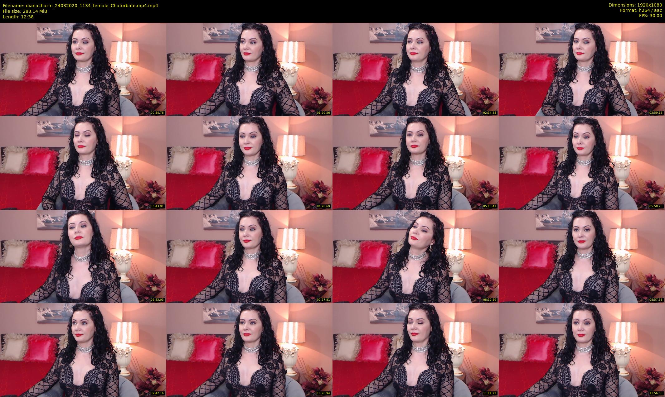 dianacharm — 13 minute Chaturbate female cam show recording, 1080p, Mar 24, 2020