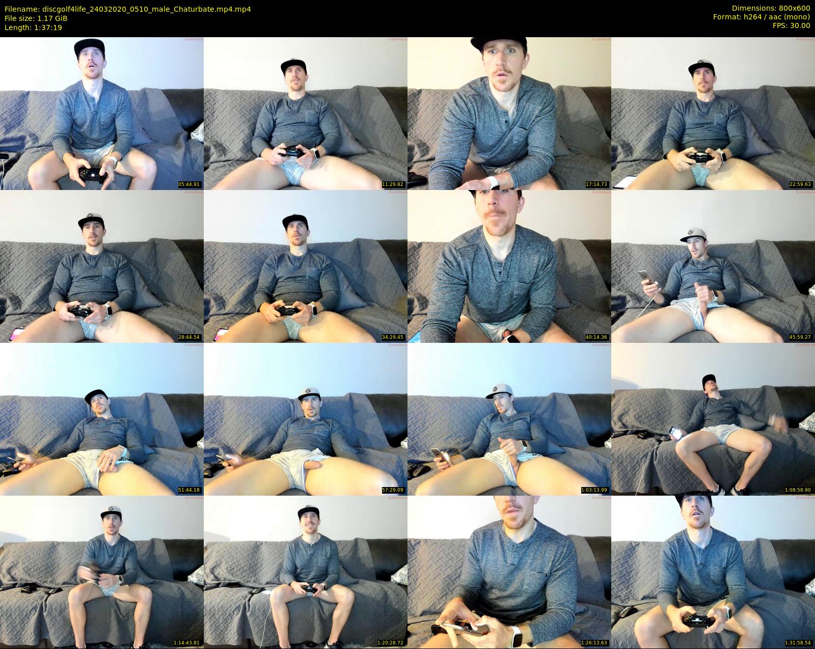 discgolf4life — 98 minute Chaturbate male cam show recording, 480p, Mar 24, 2020