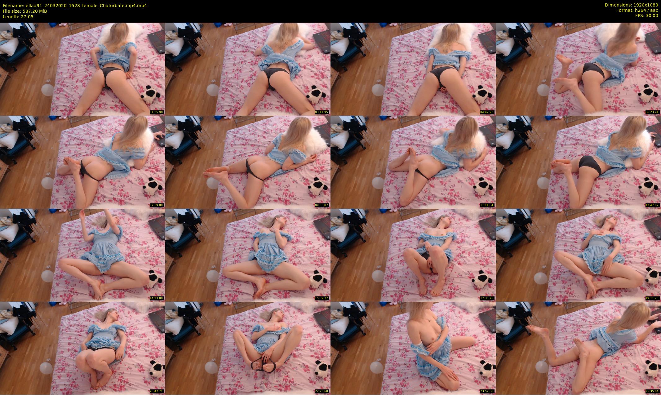 ellaa91 — 28 minute Chaturbate female cam show recording, 1080p, Mar 24, 2020