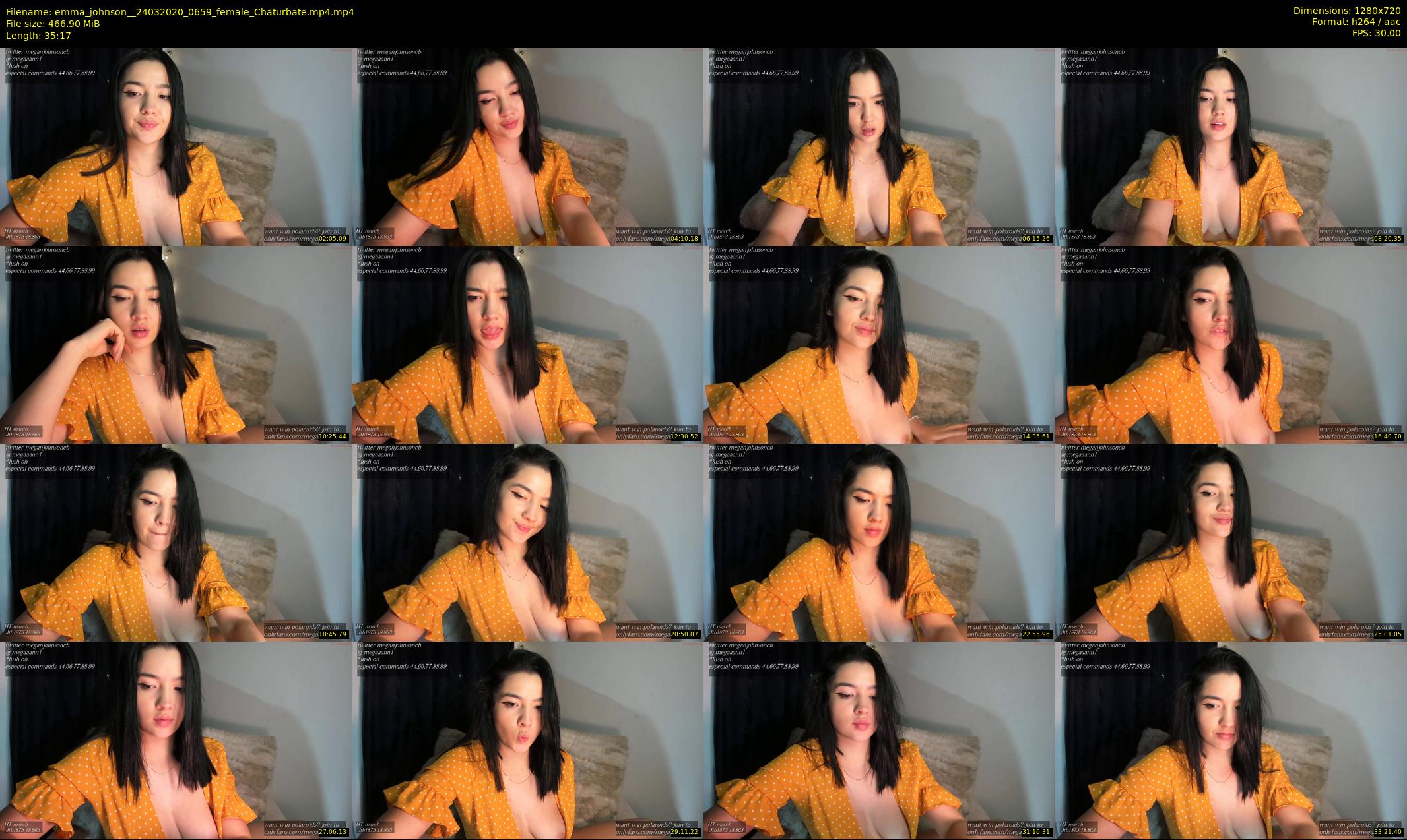 emma_johnson_ — 36 minute Chaturbate female cam show recording, 720p, Mar 24, 2020