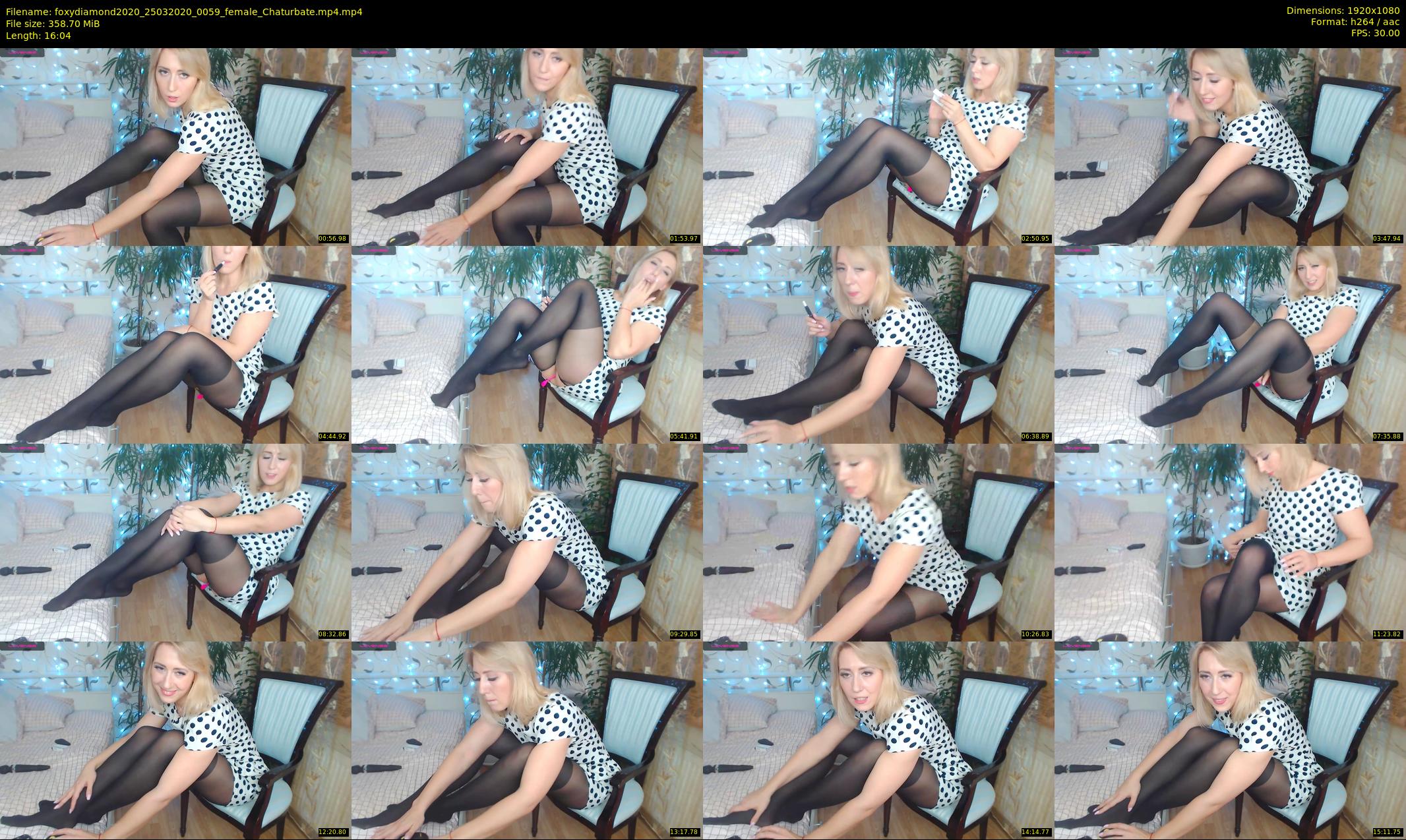foxydiamond2020 — 17 minute Chaturbate female cam show recording, 1080p, Mar 25, 2020