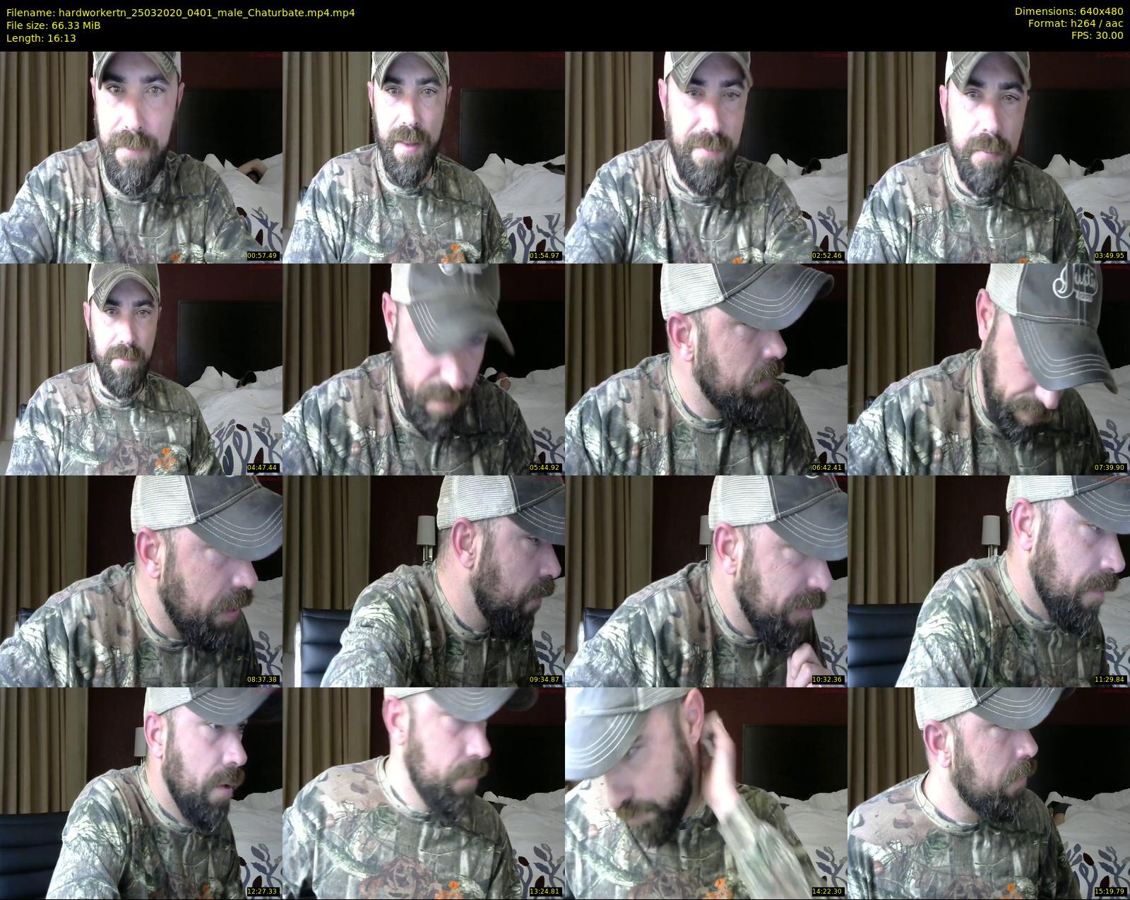 hardworkertn — 17 minute Chaturbate male cam show recording, 480p, Mar 25, 2020