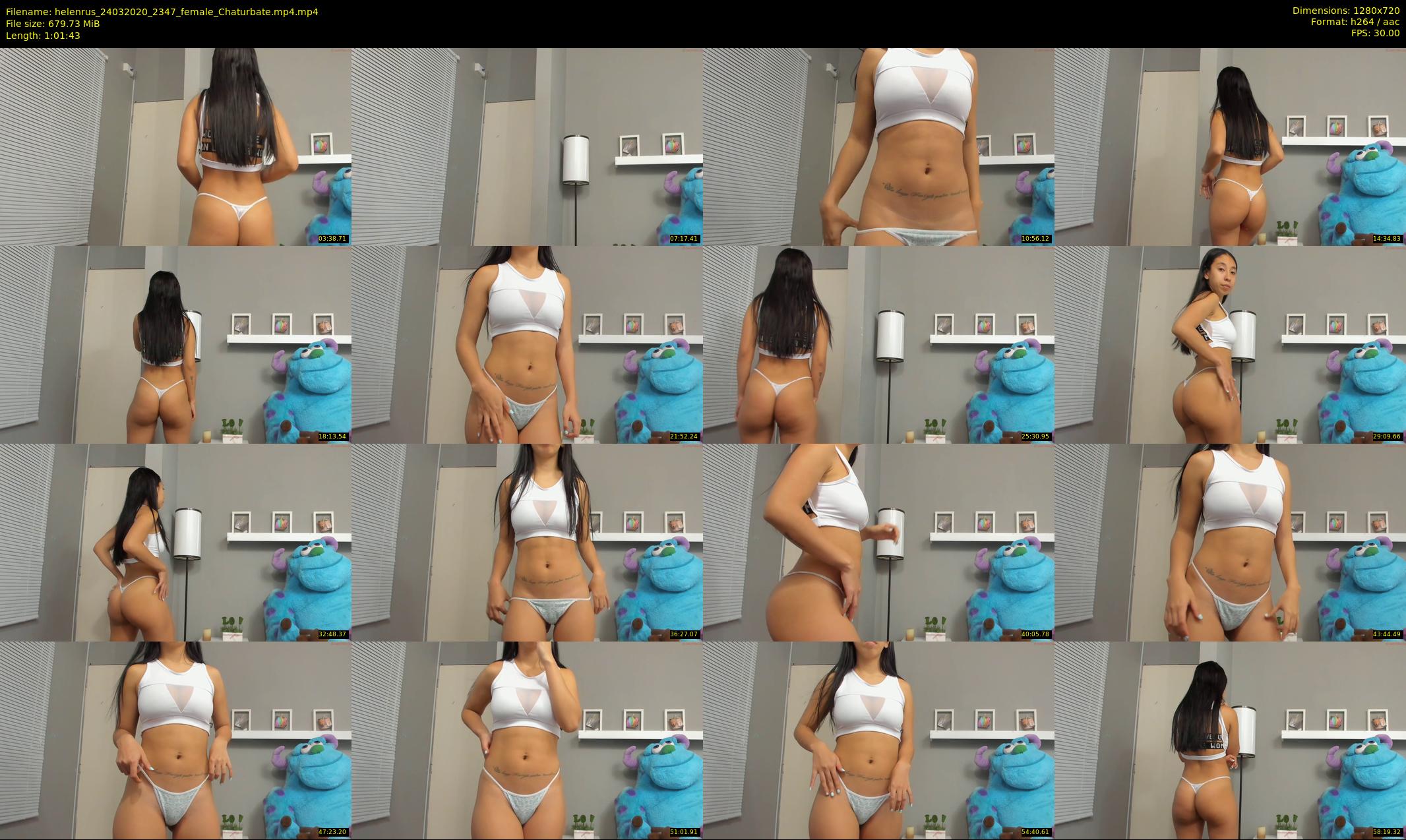 helenrus — 62 minute Chaturbate female cam show recording, 720p, Mar 24, 2020