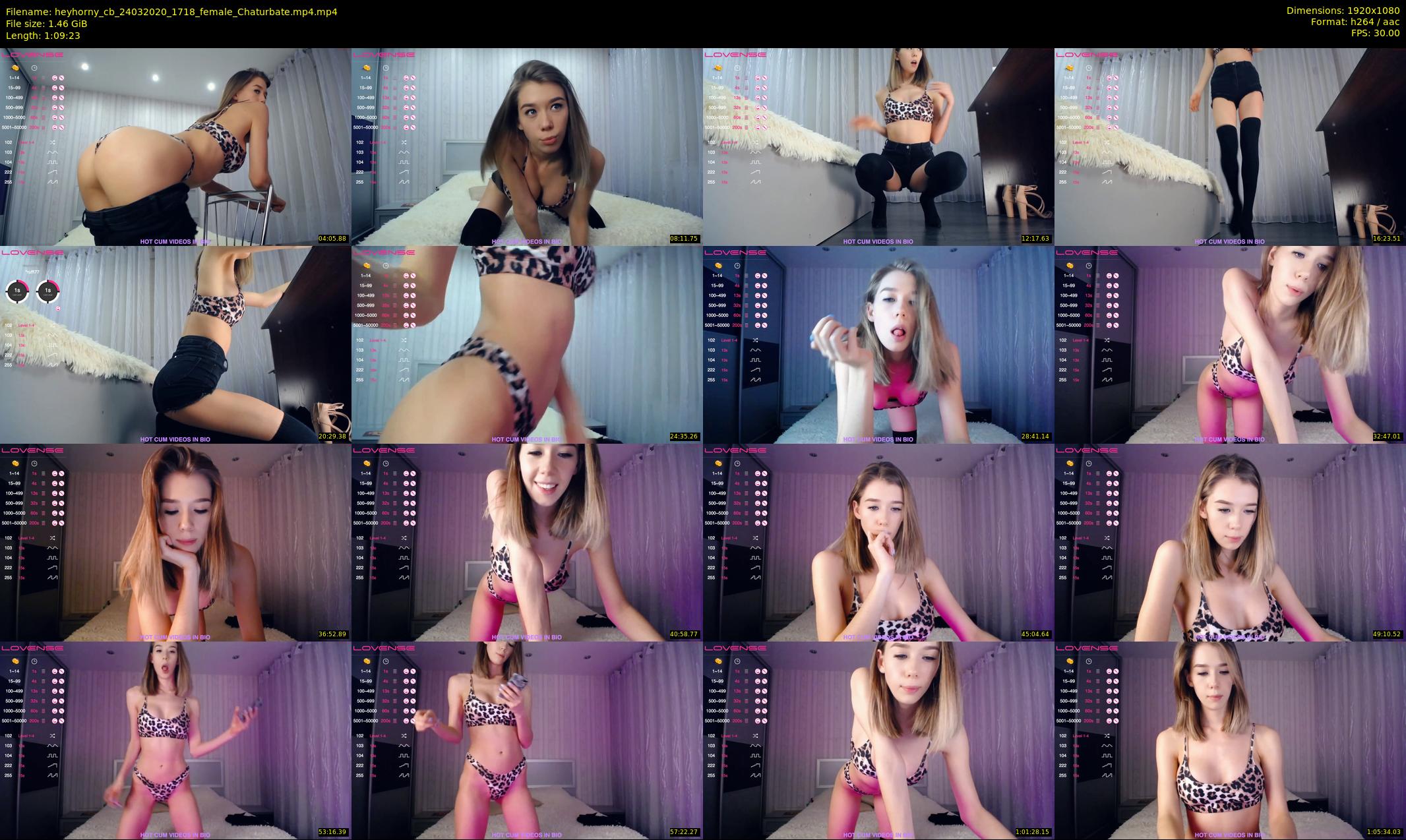 heyhorny_cb — 70 minute Chaturbate couple cam show recording, 1080p, Mar 24, 2020