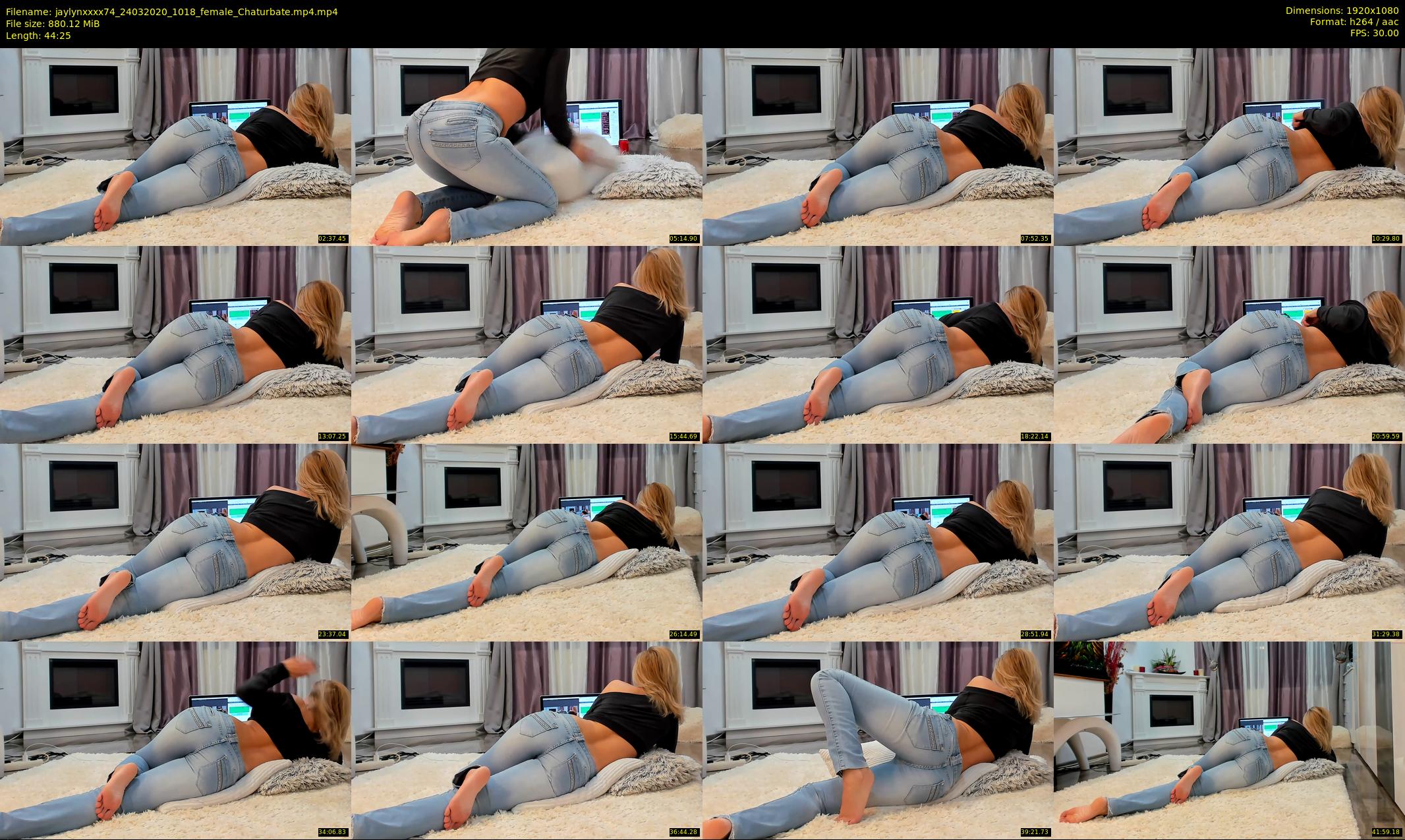 jaylynxxxx74 — 45 minute Chaturbate female cam show recording, 1080p, Mar 24, 2020