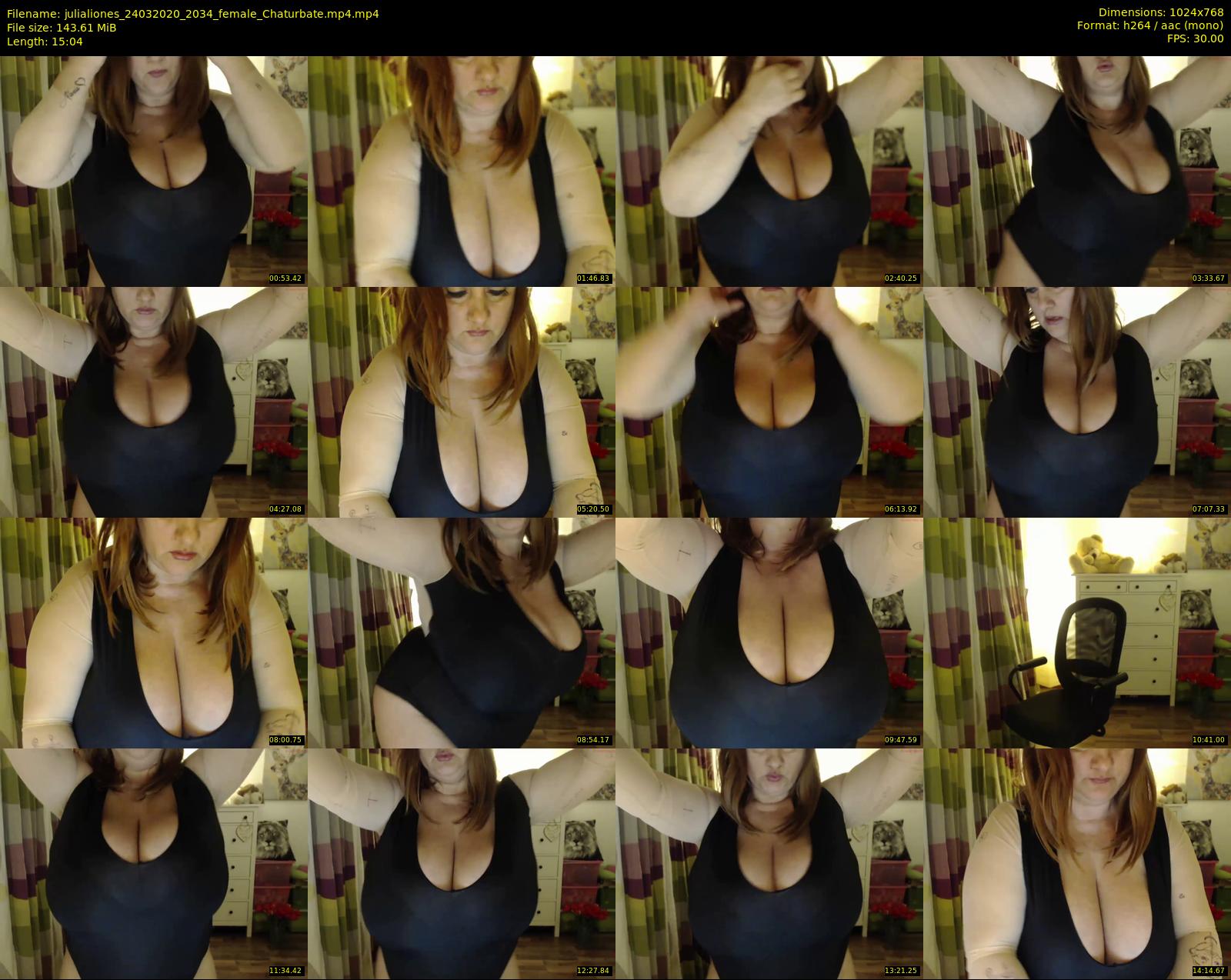 julialiones — 16 minute Chaturbate female cam show recording, 720p, Mar 24, 2020