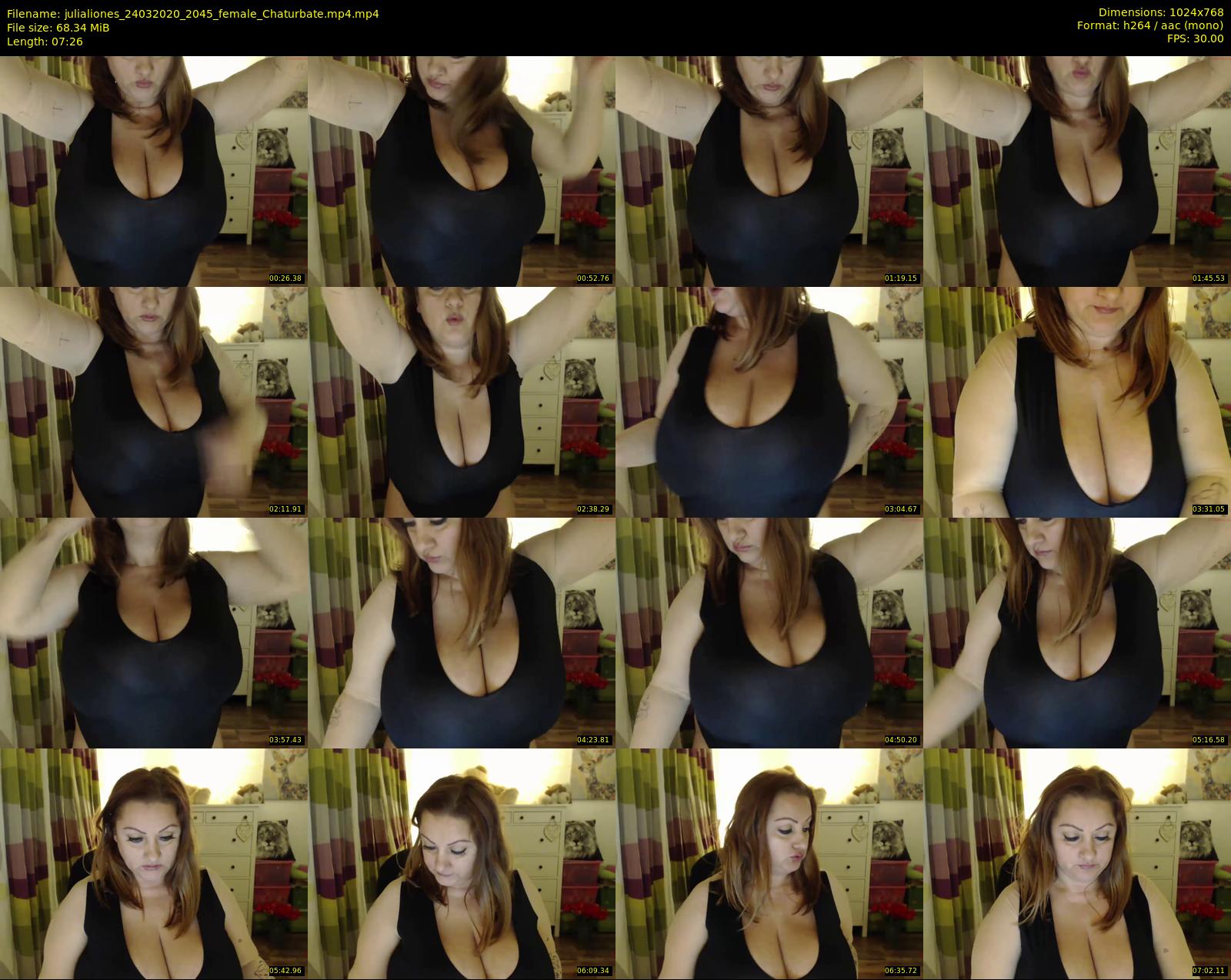 julialiones — 8 minute Chaturbate female cam show recording, 720p, Mar 24, 2020