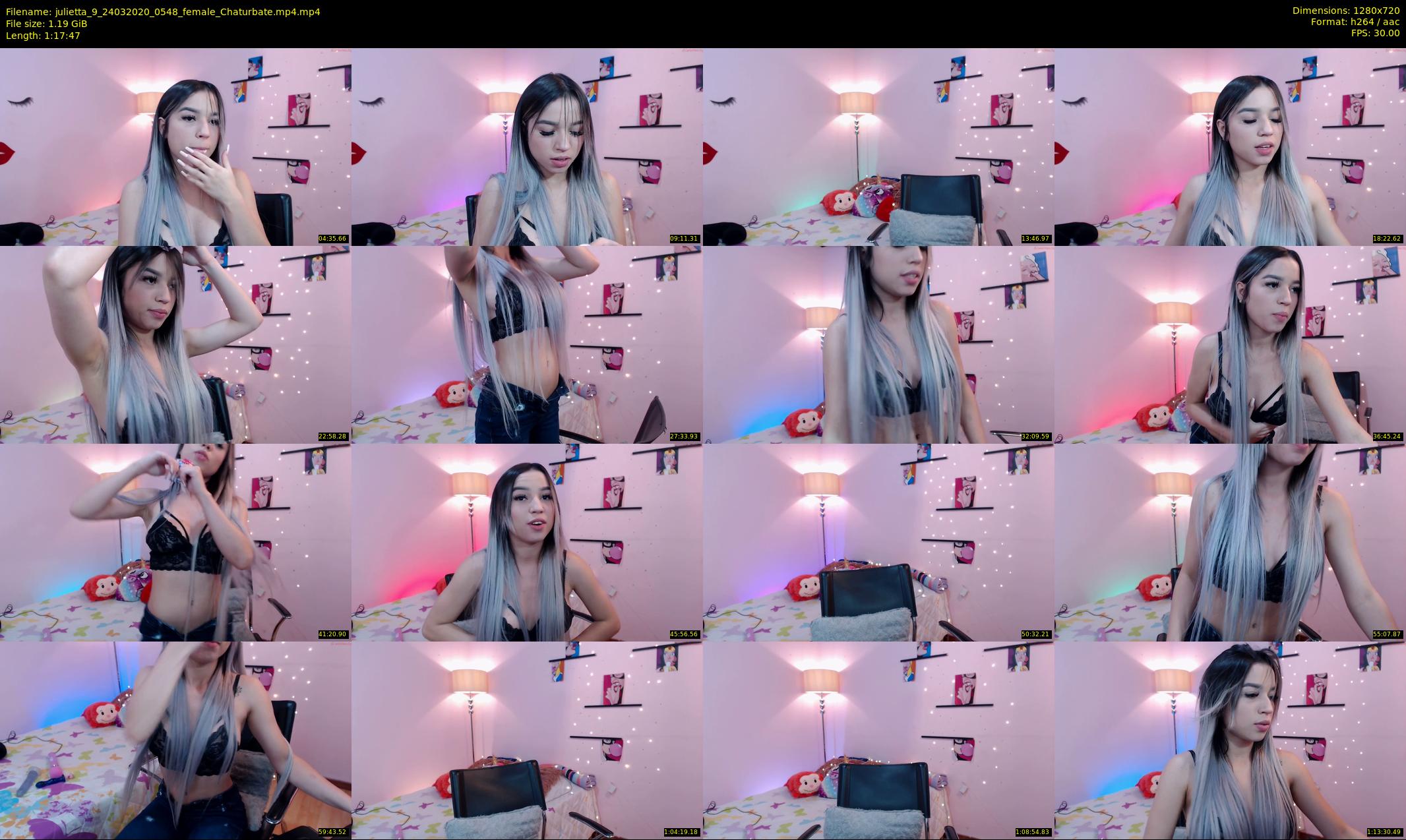 julietta_9 — 78 minute Chaturbate female cam show recording, 720p, Mar 24, 2020