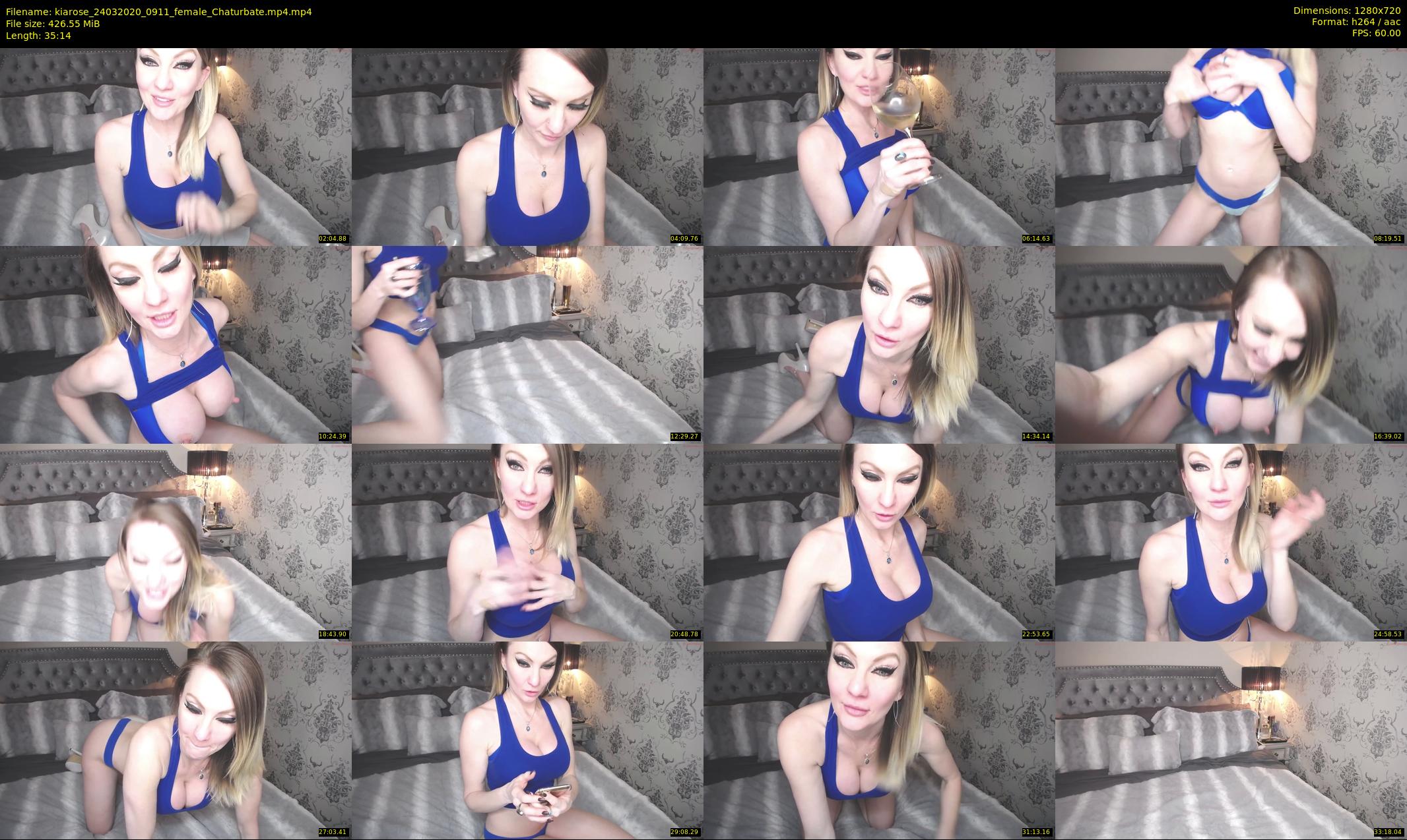 kiarose — 36 minute Chaturbate female cam show recording, 720p, Mar 24, 2020