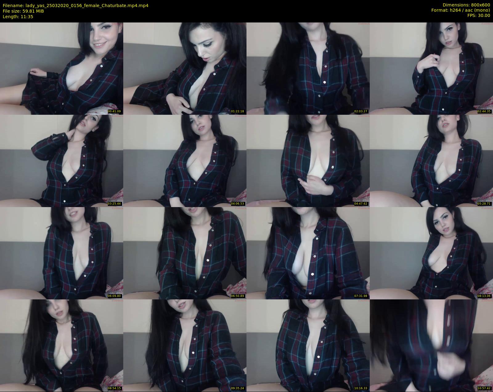 lady_yas — 12 minute Chaturbate female cam show recording, 480p, Mar 25, 2020
