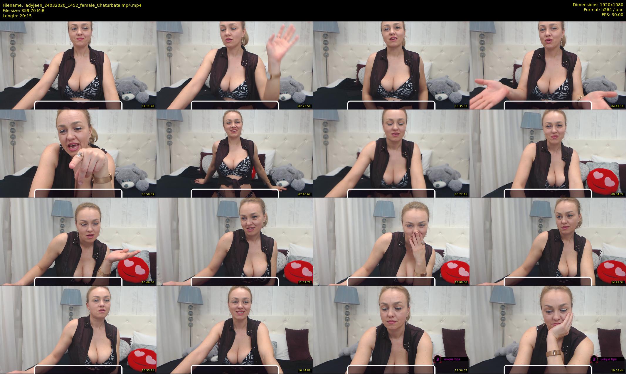 ladyjeen — 21 minute Chaturbate female cam show recording, 1080p, Mar 24, 2020