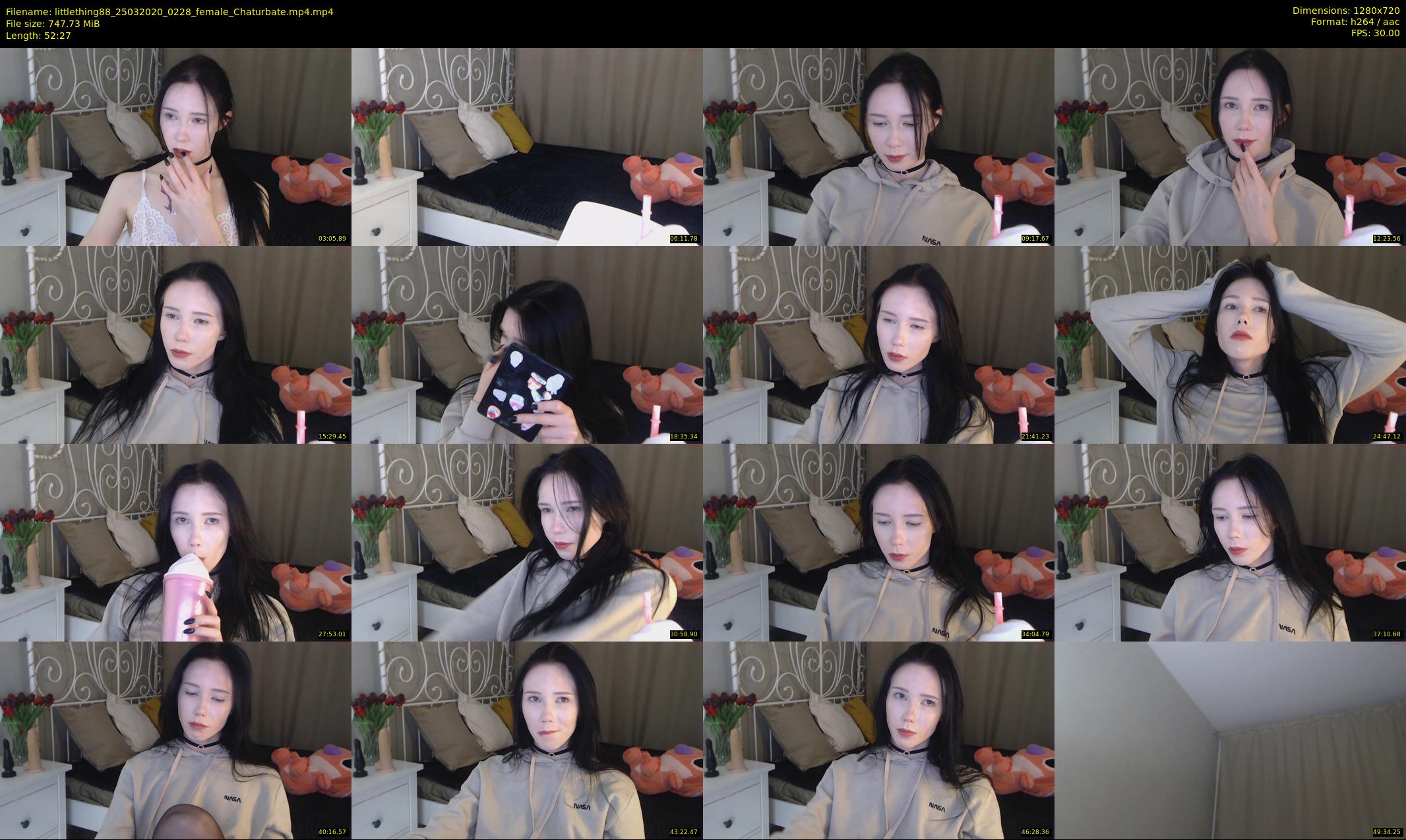 littlething88 — 53 minute Chaturbate female cam show recording, 720p, Mar 25, 2020