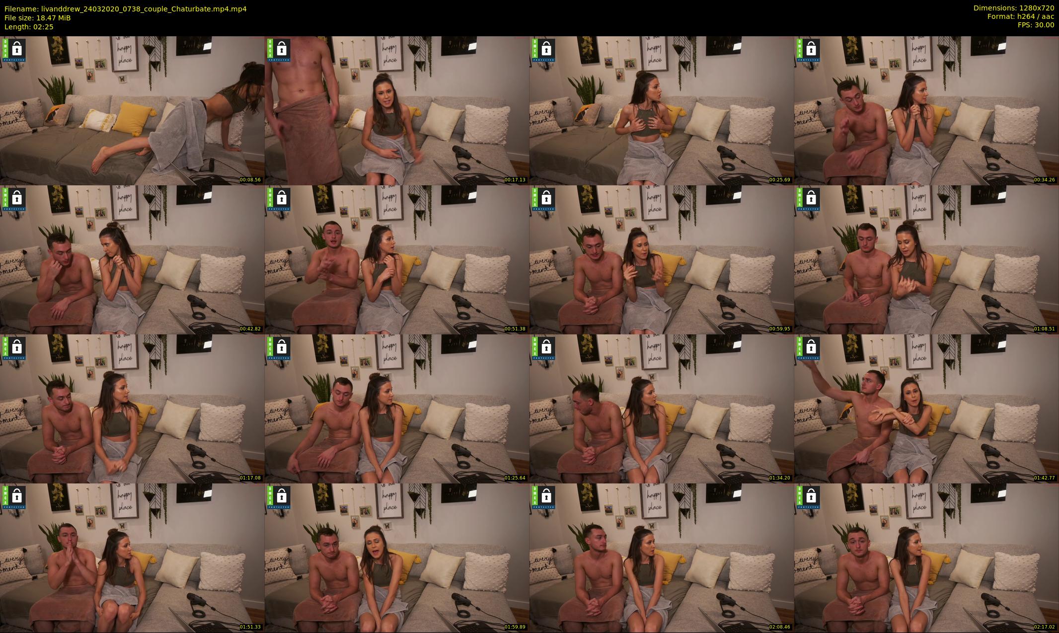 livanddrew — 3 minute Chaturbate couple cam show recording, 720p, Mar 24, 2020