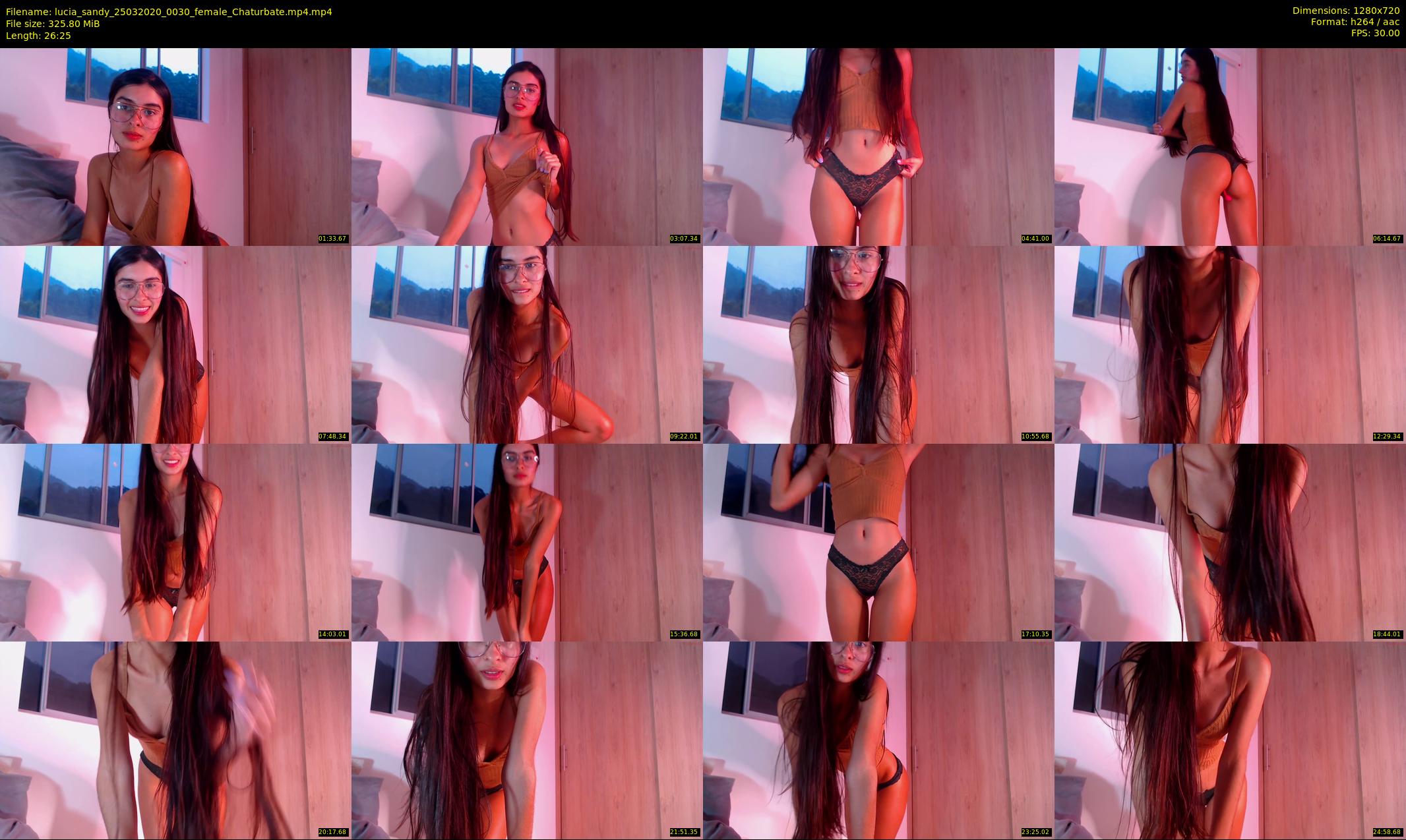 lucia_sandy — 27 minute Chaturbate female cam show recording, 720p, Mar 25, 2020