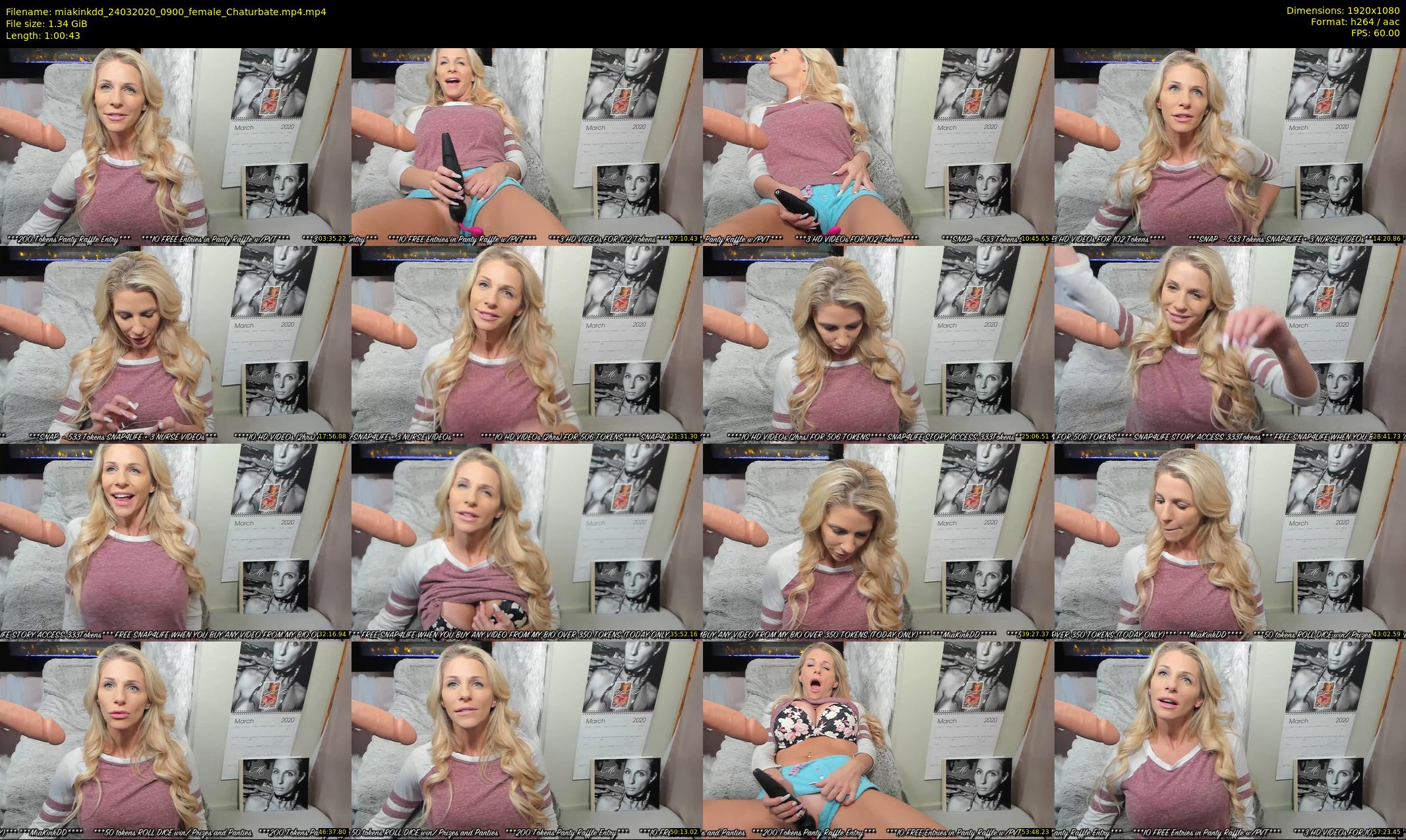 miakinkdd — 61 minute Chaturbate female cam show recording, 1080p, Mar 24, 2020