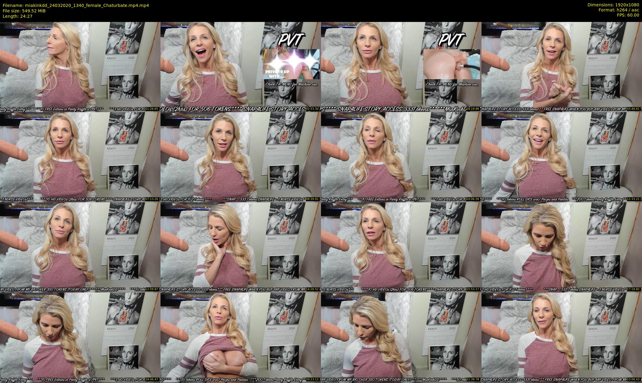 miakinkdd — 25 minute Chaturbate female cam show recording, 1080p, Mar 24, 2020